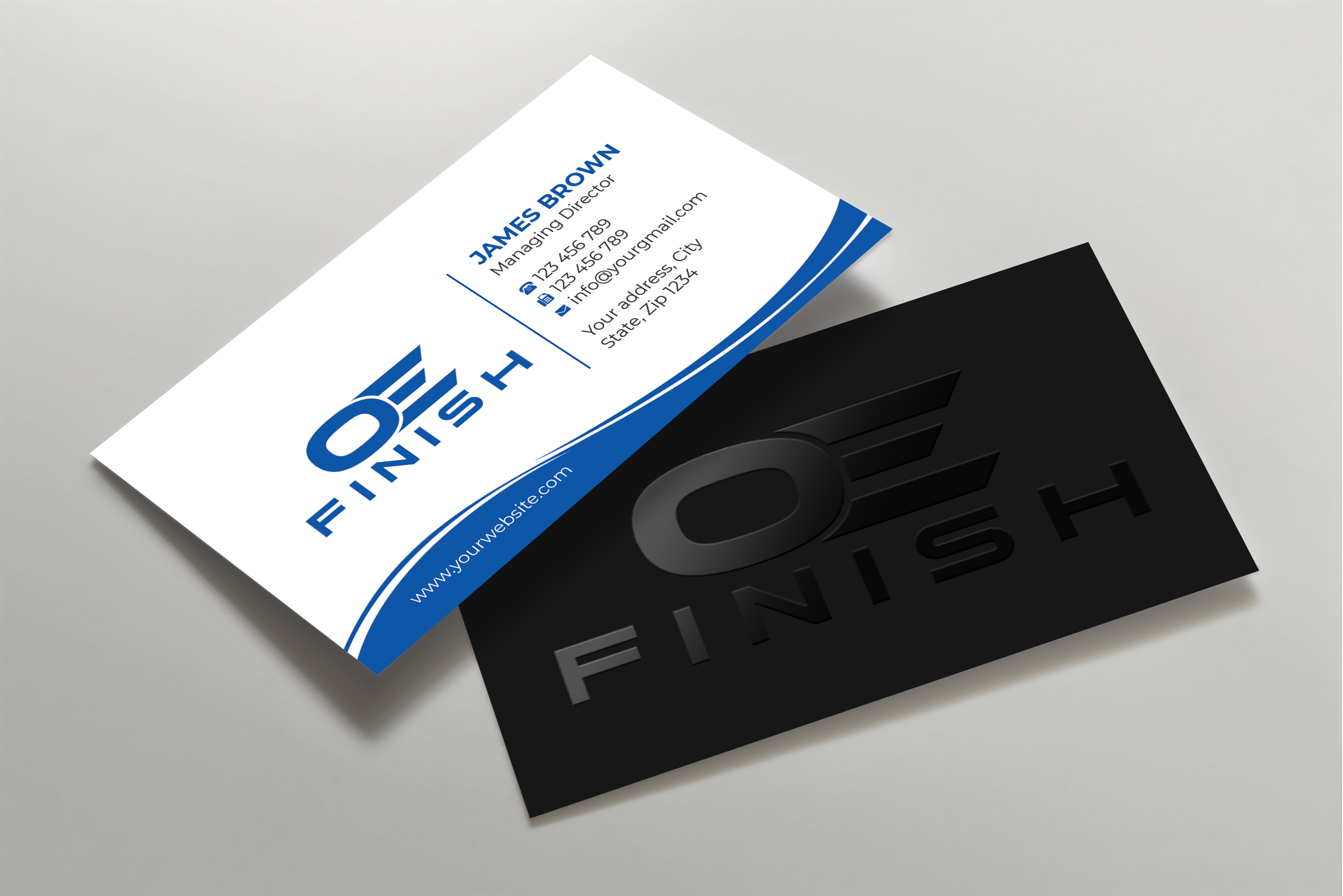 Diseño de Tarjeta de Presentación por Expert Bappy para OE FINISH | Diseño #32410789