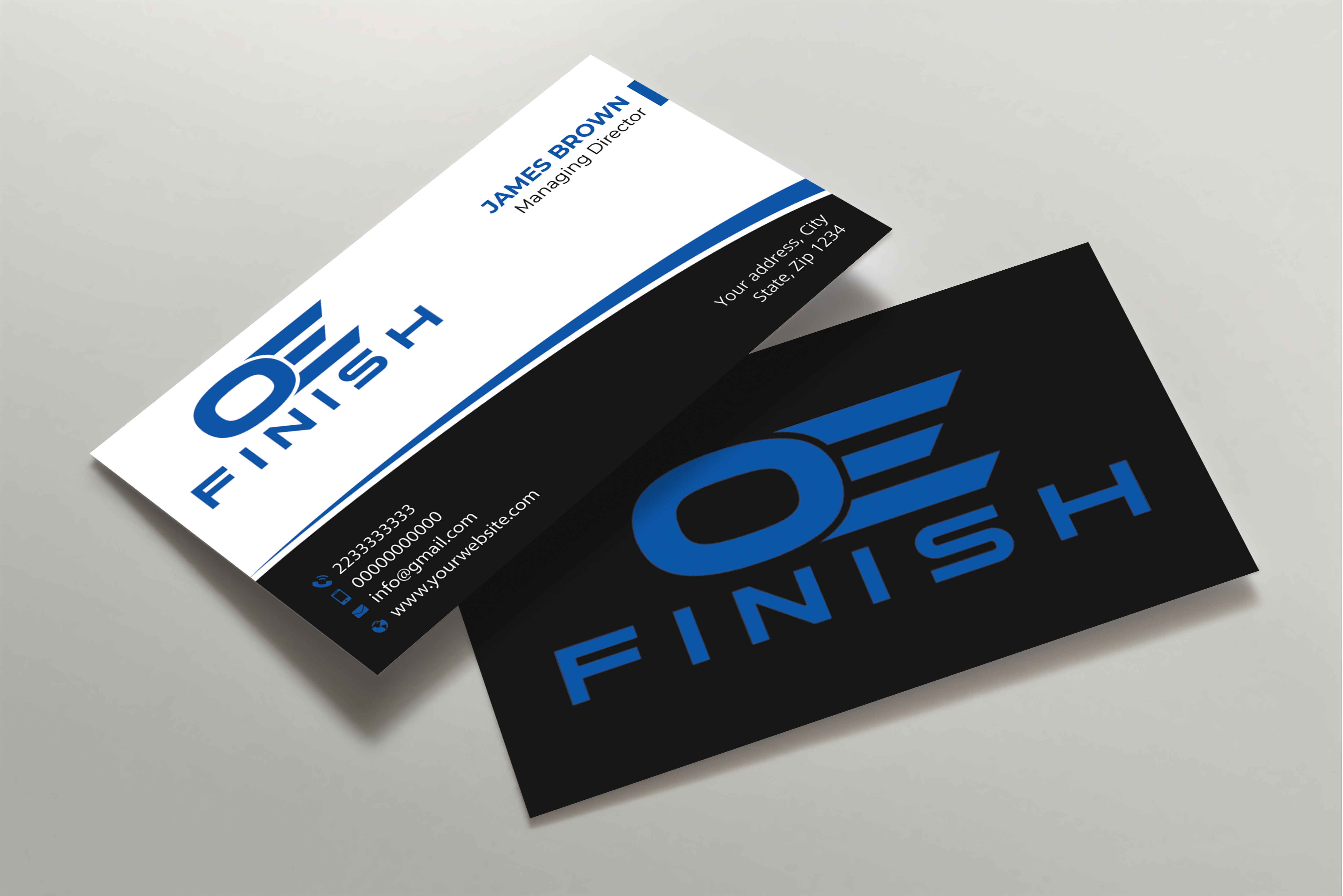 Diseño de Tarjeta de Presentación por Expert Bappy para OE FINISH | Diseño #32410841
