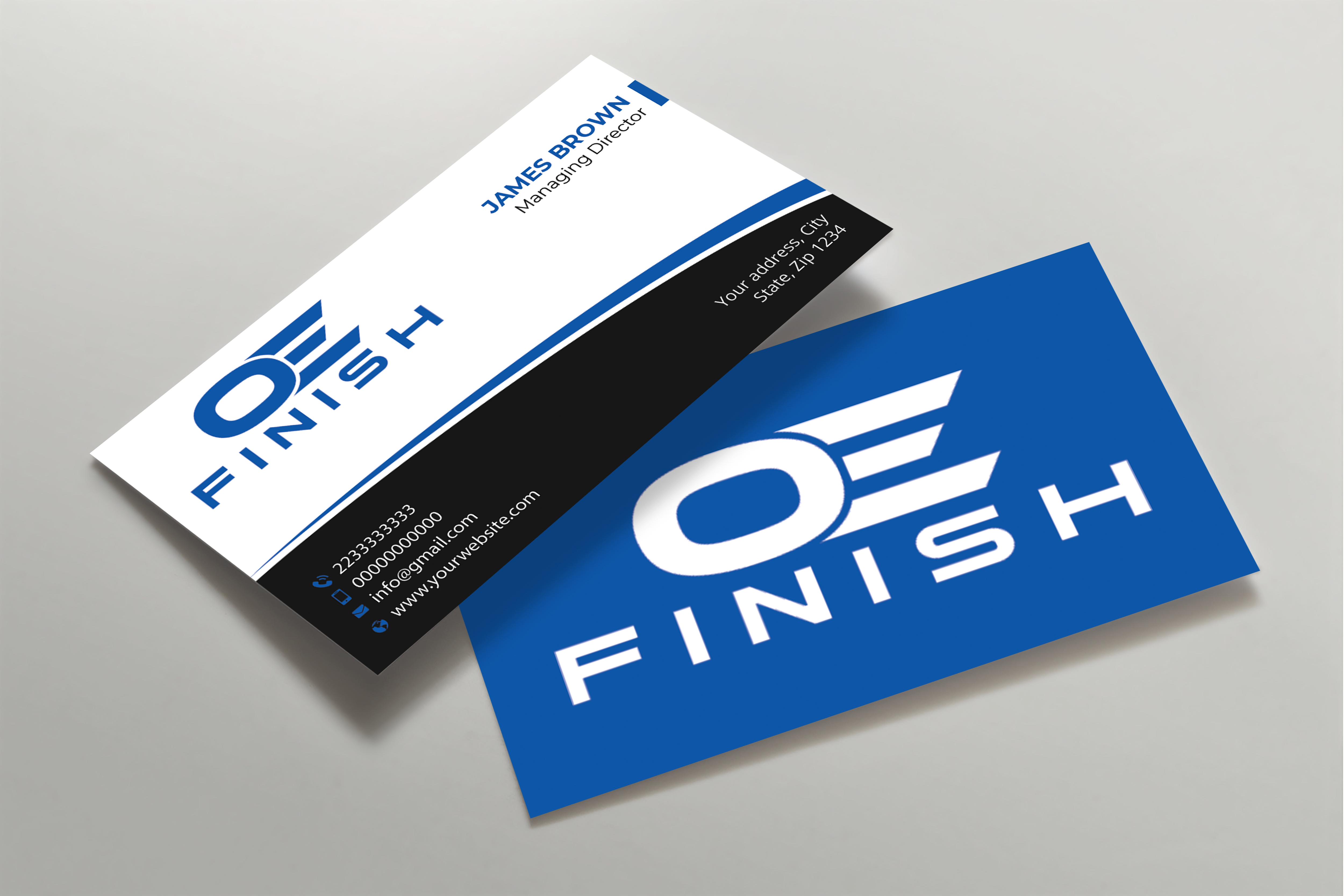 Diseño de Tarjeta de Presentación por Expert Bappy para OE FINISH | Diseño #32410842