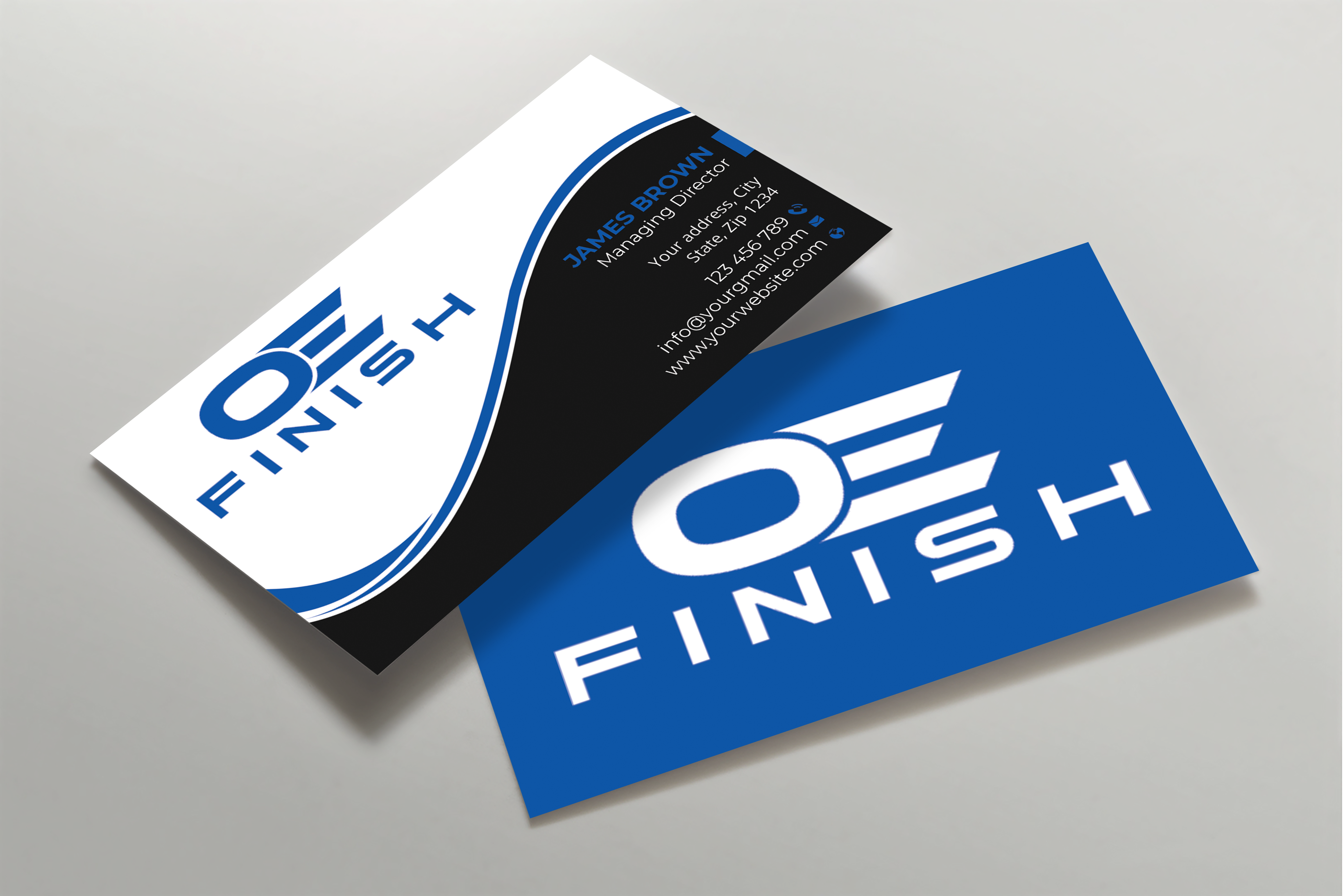 Diseño de Tarjeta de Presentación por Expert Bappy para OE FINISH | Diseño #32410903