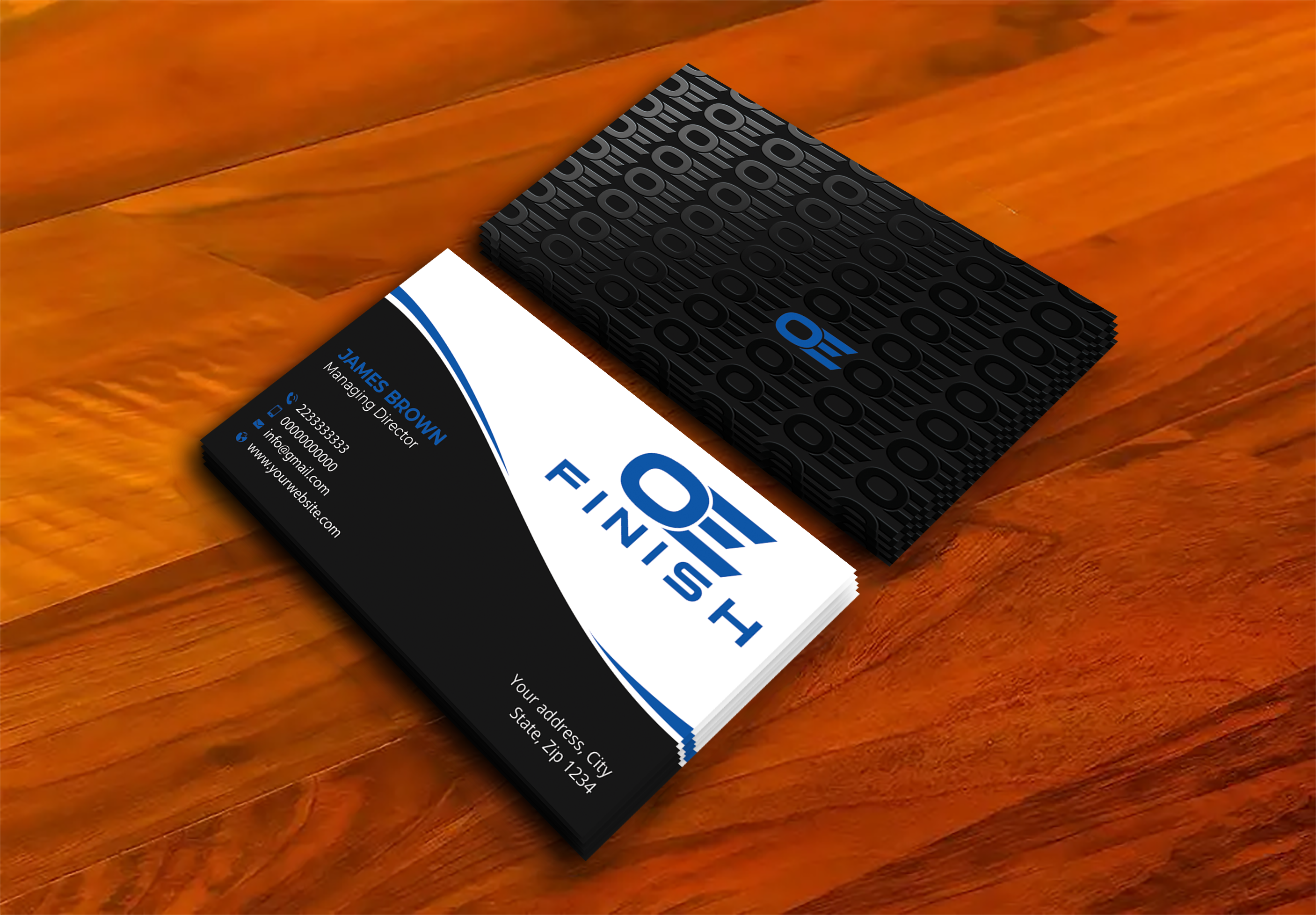 Business Card Design by Expert Bappy for OE FINISH | Design #32410906