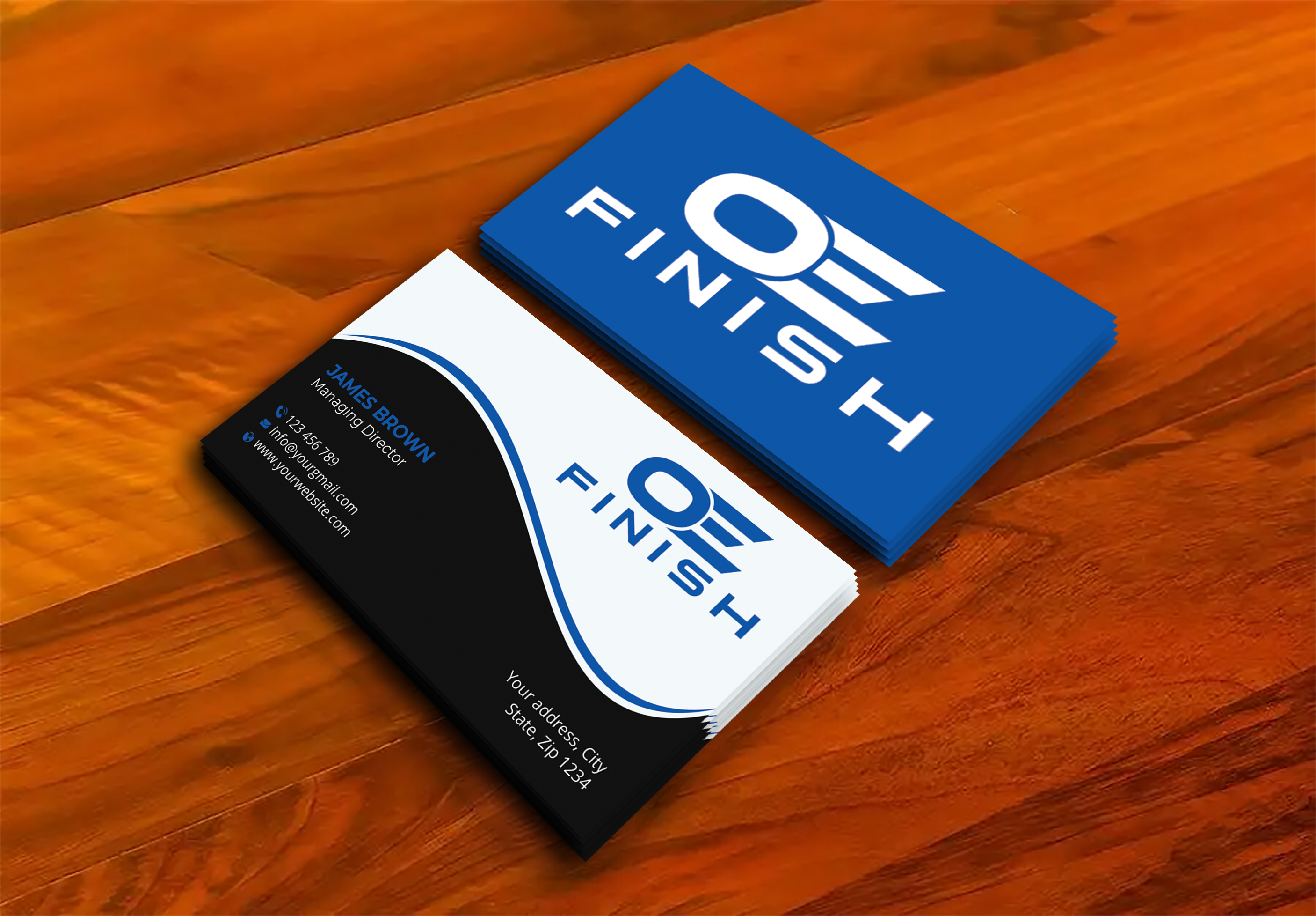 Diseño de Tarjeta de Presentación por Expert Bappy para OE FINISH | Diseño #32410957