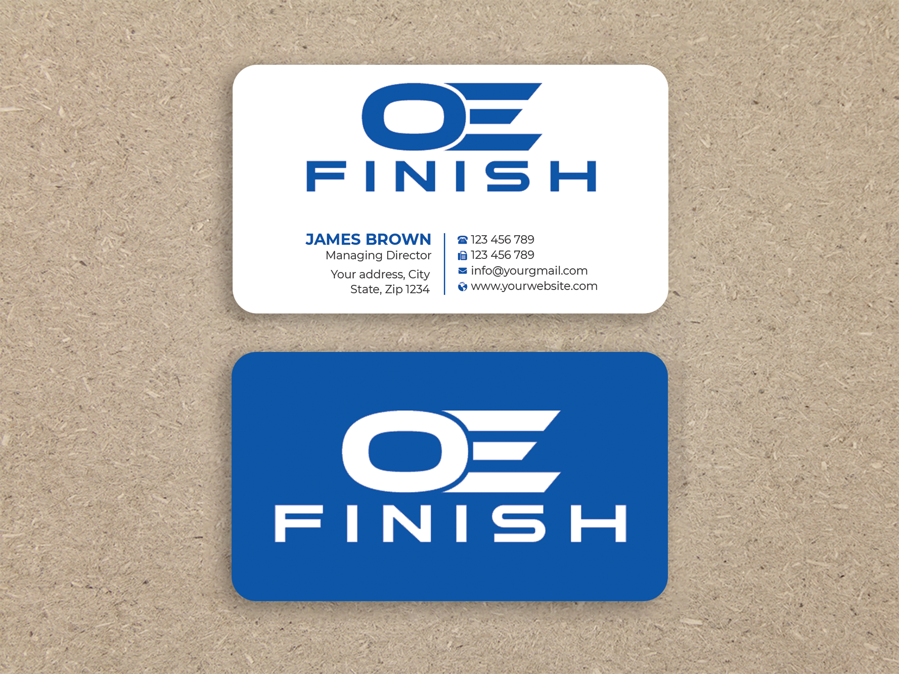 Business Card Design by Expert Bappy for OE FINISH | Design #32411291
