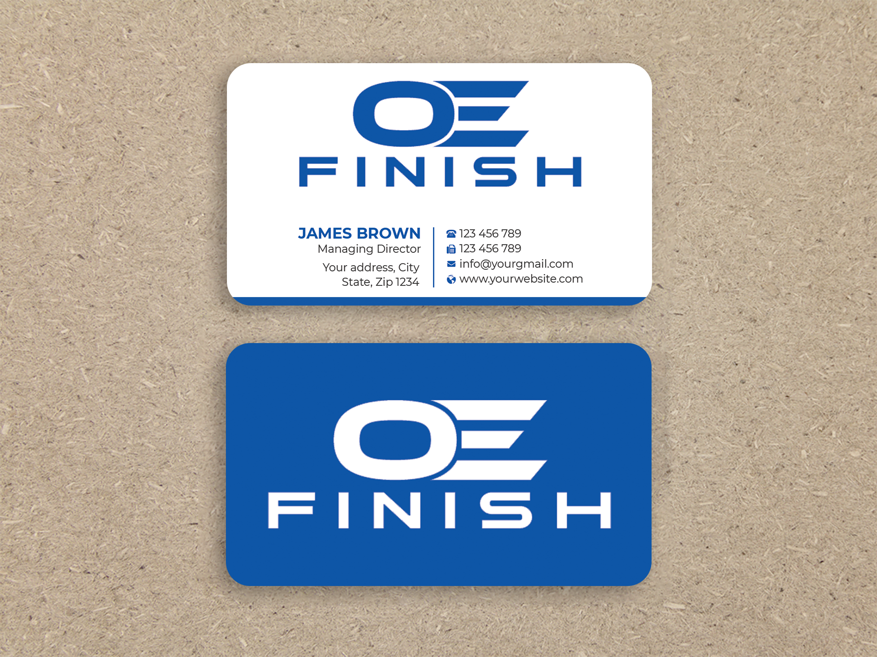 Business Card Design by Expert Bappy for OE FINISH | Design #32411292