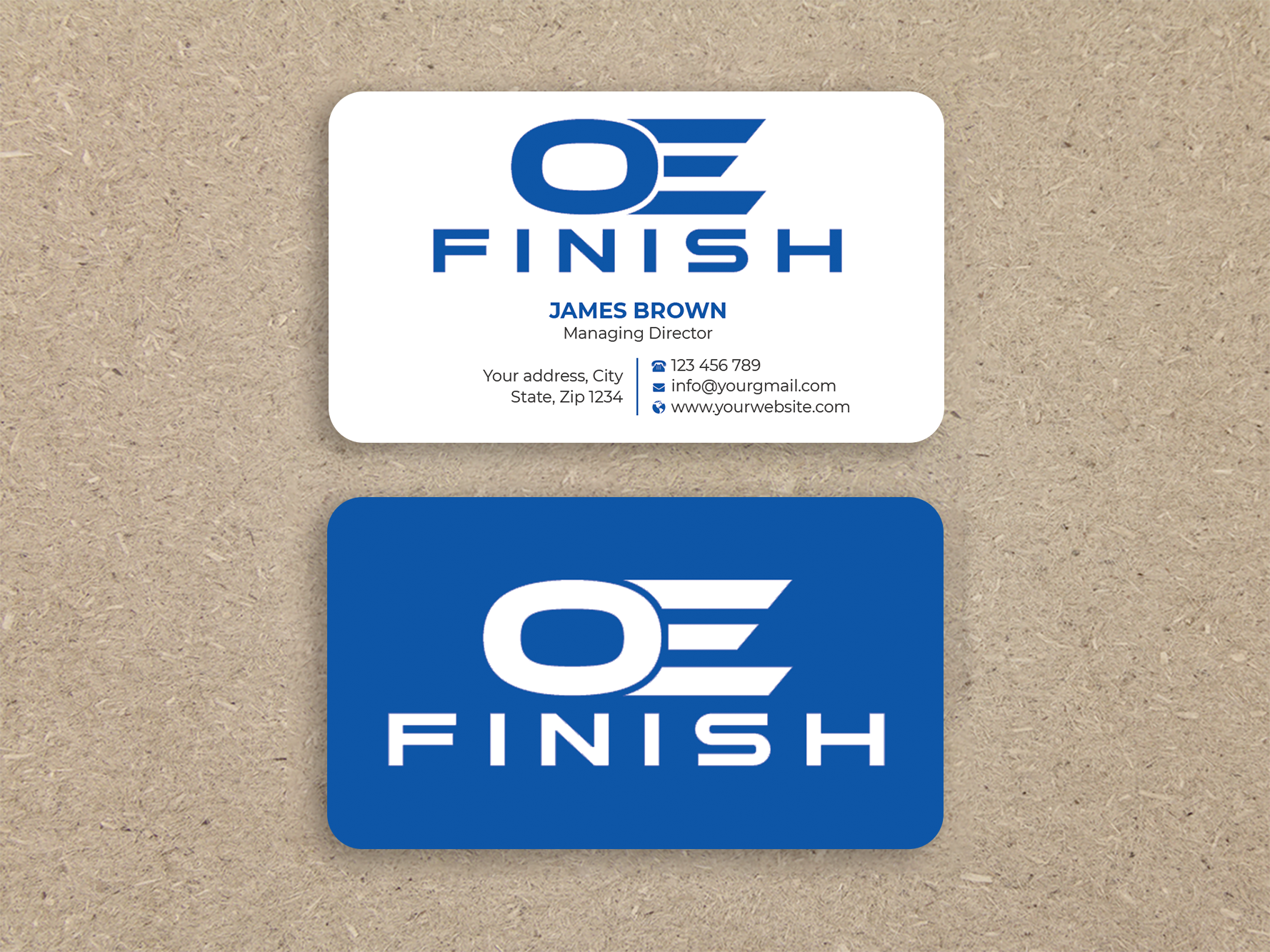 Business Card Design by Expert Bappy for OE FINISH | Design #32411347