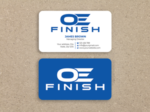 Business Card Design by Expert Bappy for OE FINISH | Design: #32411347