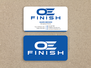 Business Card Design by Expert Bappy for OE FINISH | Design: #32411349