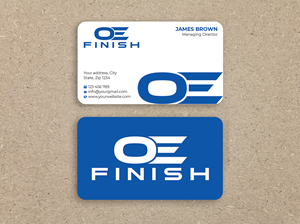 Business Card Design by Expert Bappy for OE FINISH | Design: #32411405