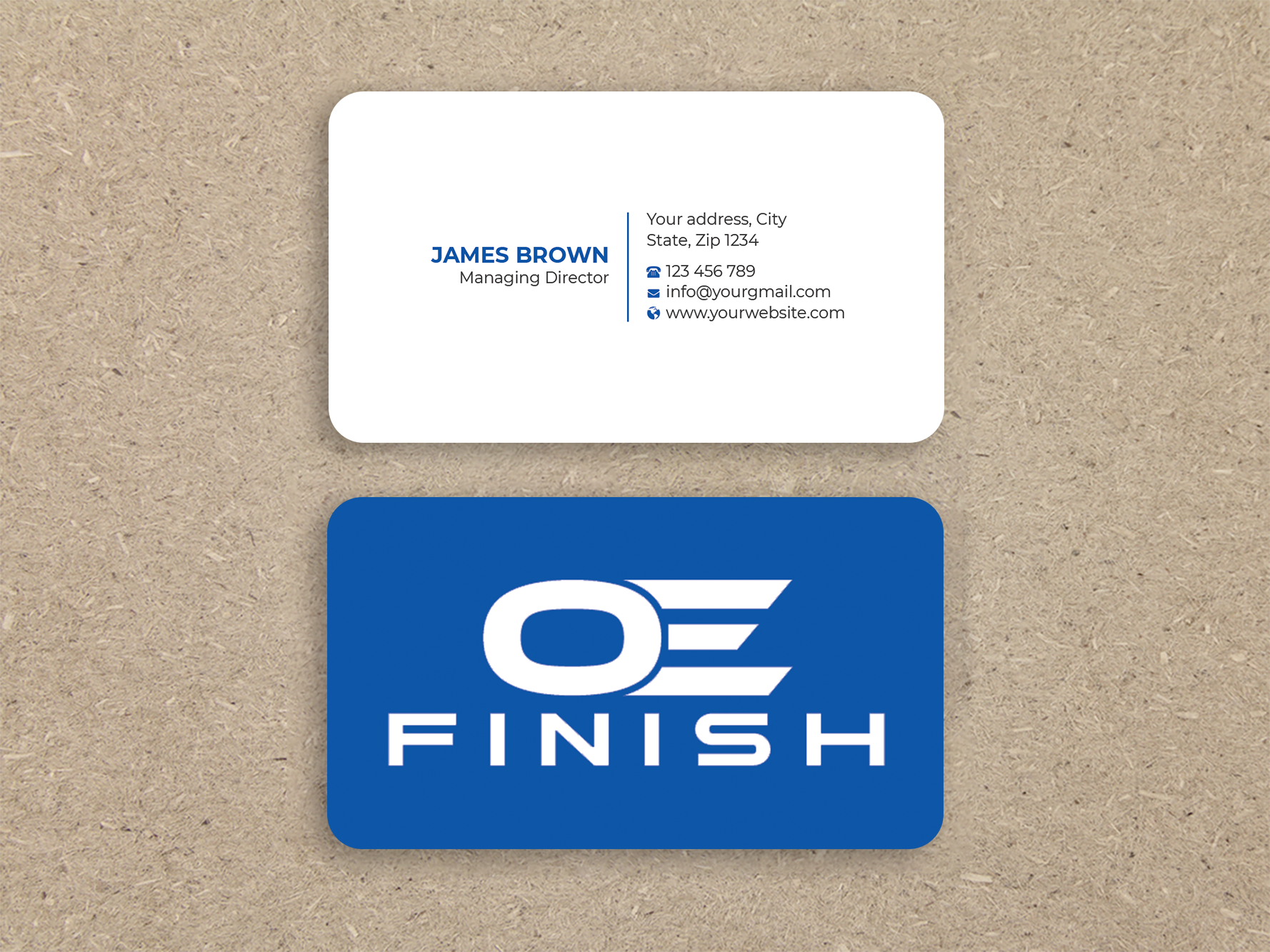 Business Card Design by Expert Bappy for OE FINISH | Design #32411406