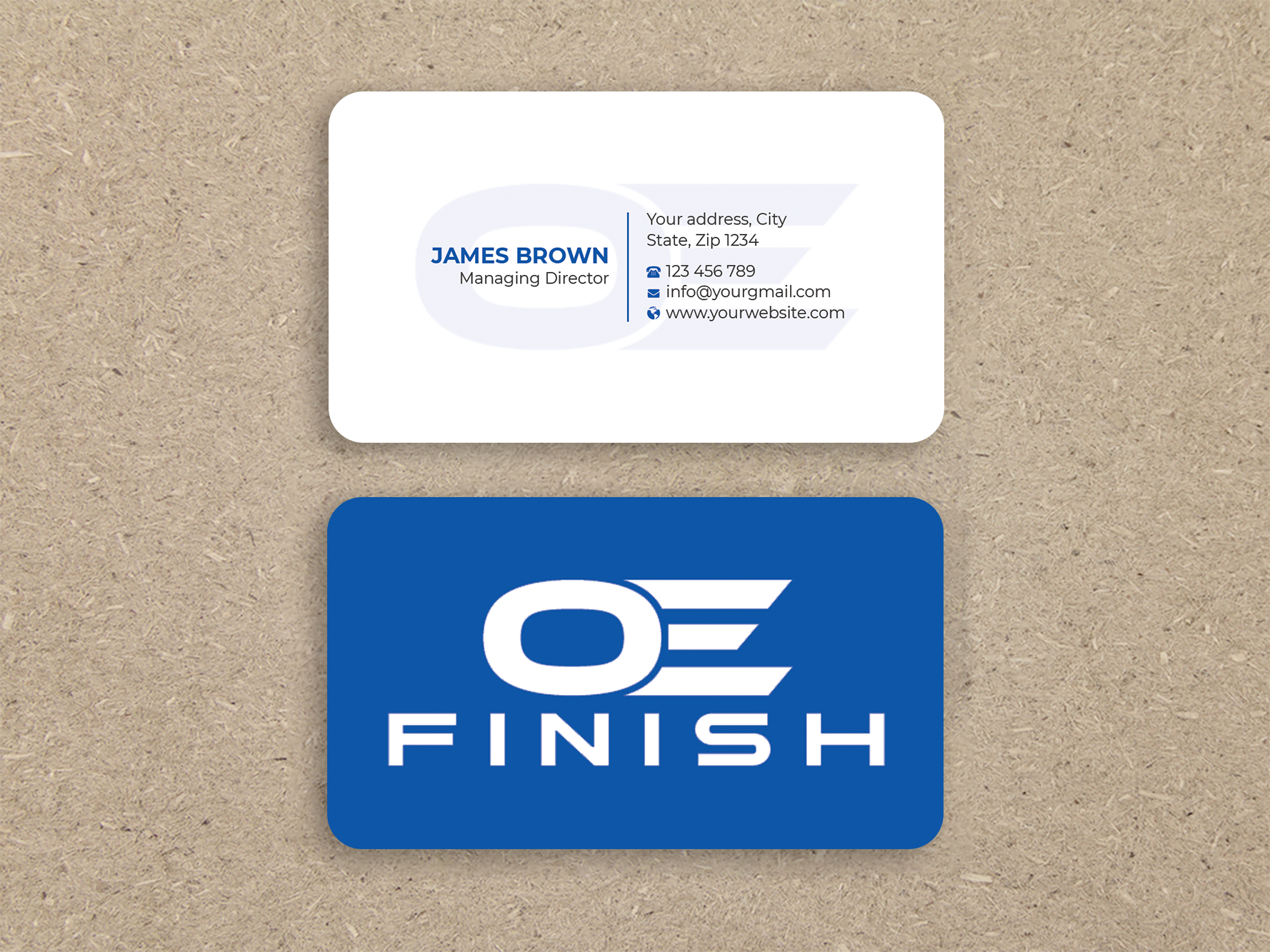 Business Card Design by Expert Bappy for OE FINISH | Design #32411408