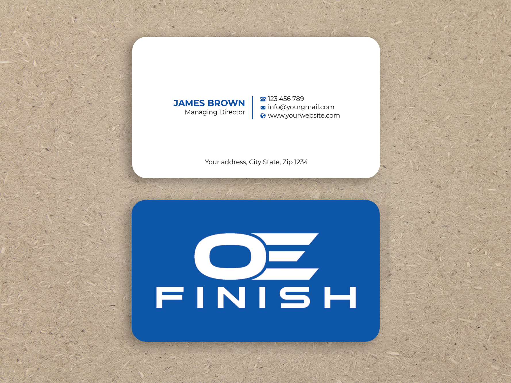 Business Card Design by Expert Bappy for OE FINISH | Design #32411436