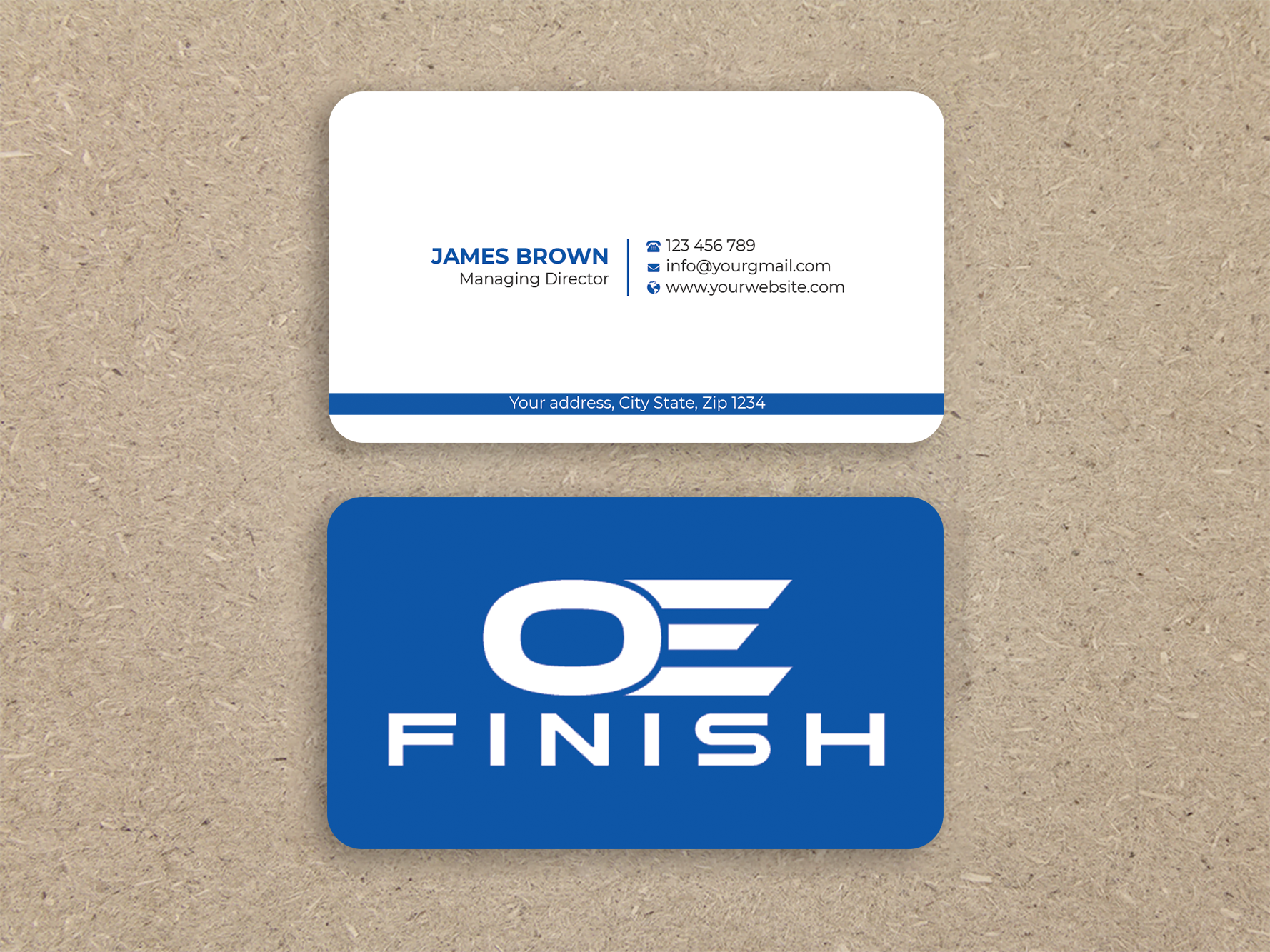 Diseño de Tarjeta de Presentación por Expert Bappy para OE FINISH | Diseño #32411439