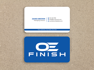 Business Card Design by Expert Bappy for OE FINISH | Design: #32411439
