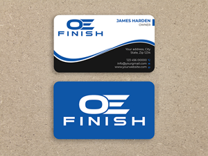 Business Card Design by Expert Bappy for OE FINISH | Design: #32411528