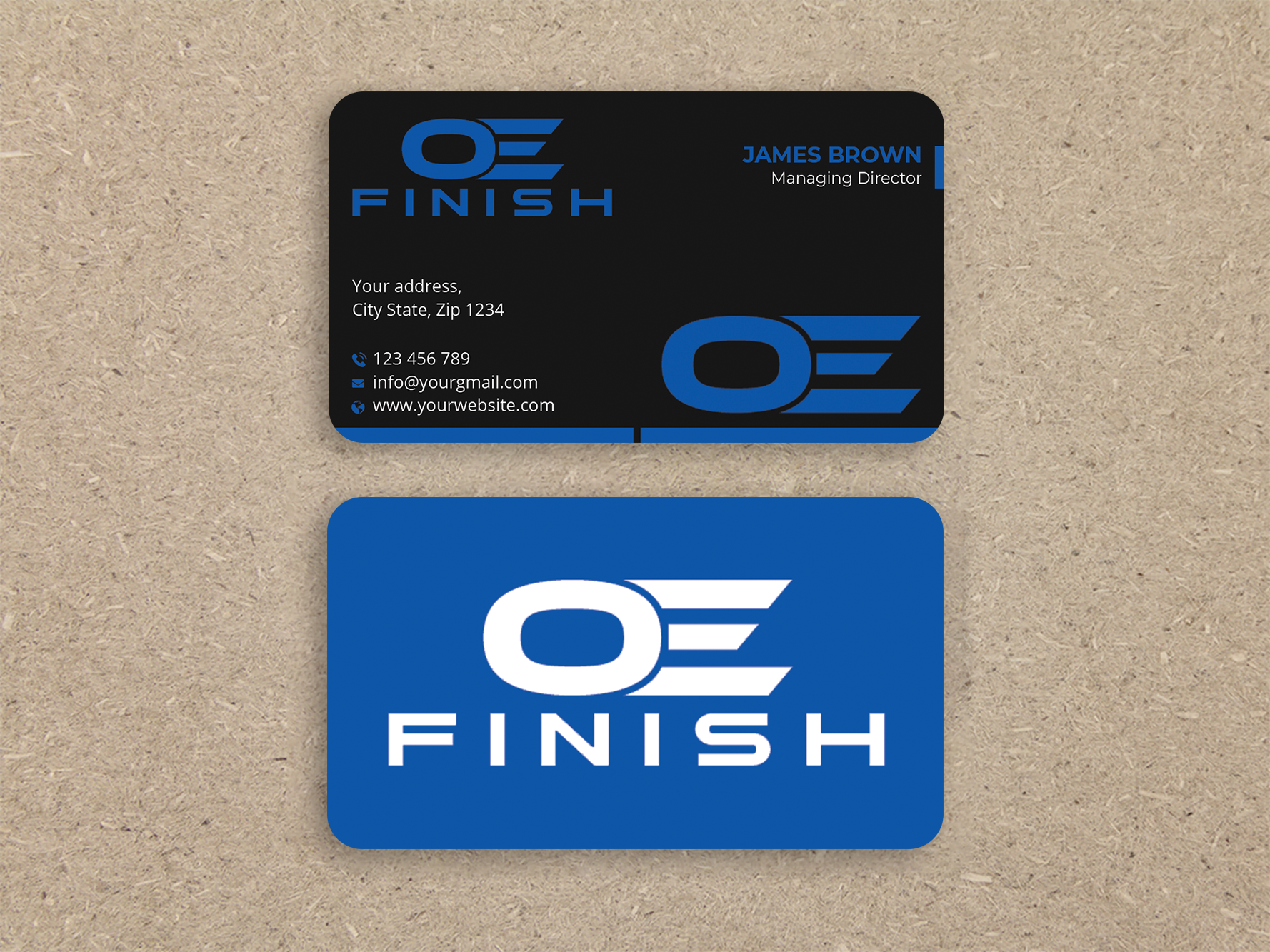 Business Card Design by Expert Bappy for OE FINISH | Design #32411589