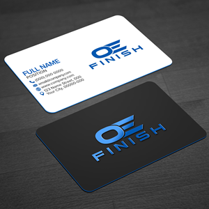 Business Card Design by WellDesign for OE FINISH | Design: #32409217