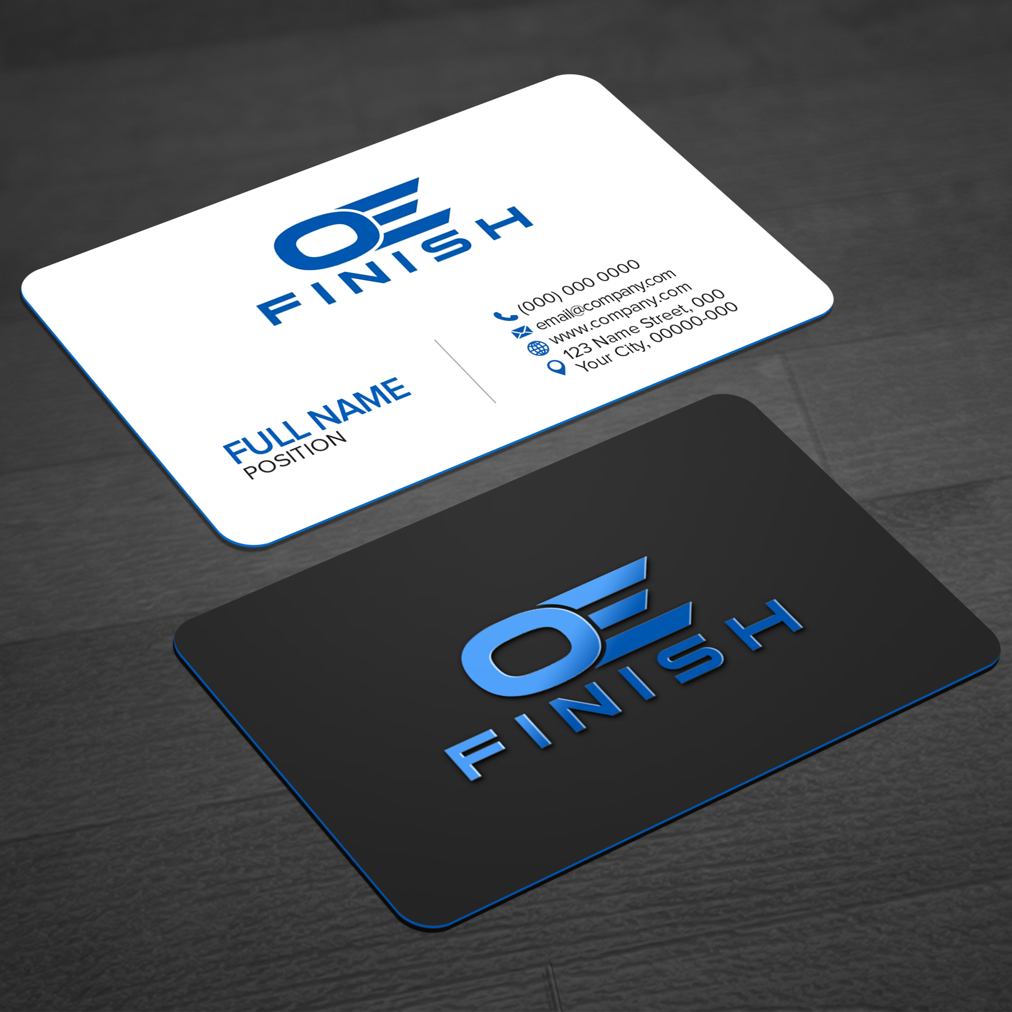 Business Card Design by WellDesign for OE FINISH | Design #32409219