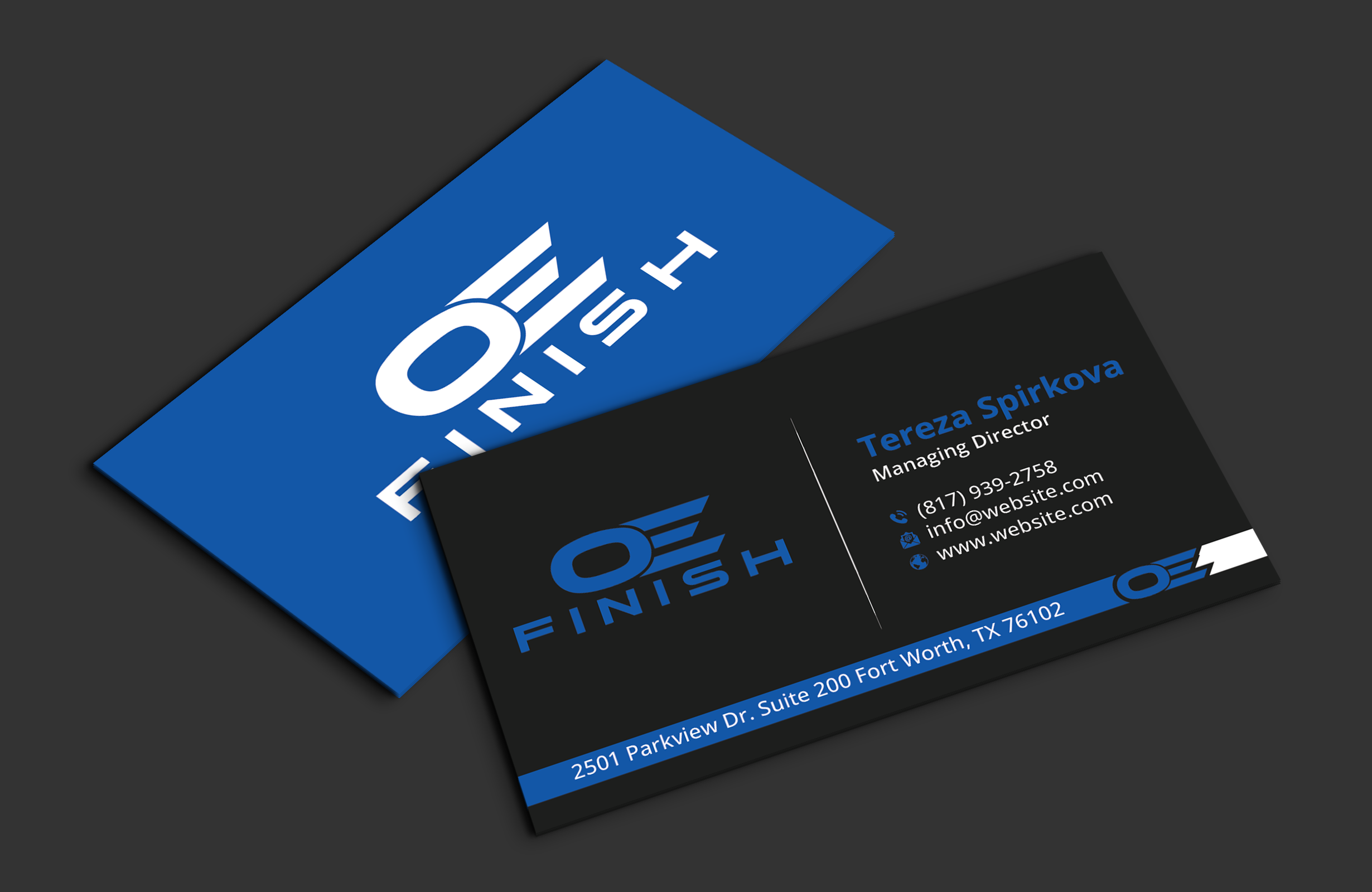 Business Card Design by DesignerShahadat for OE FINISH | Design #32413109