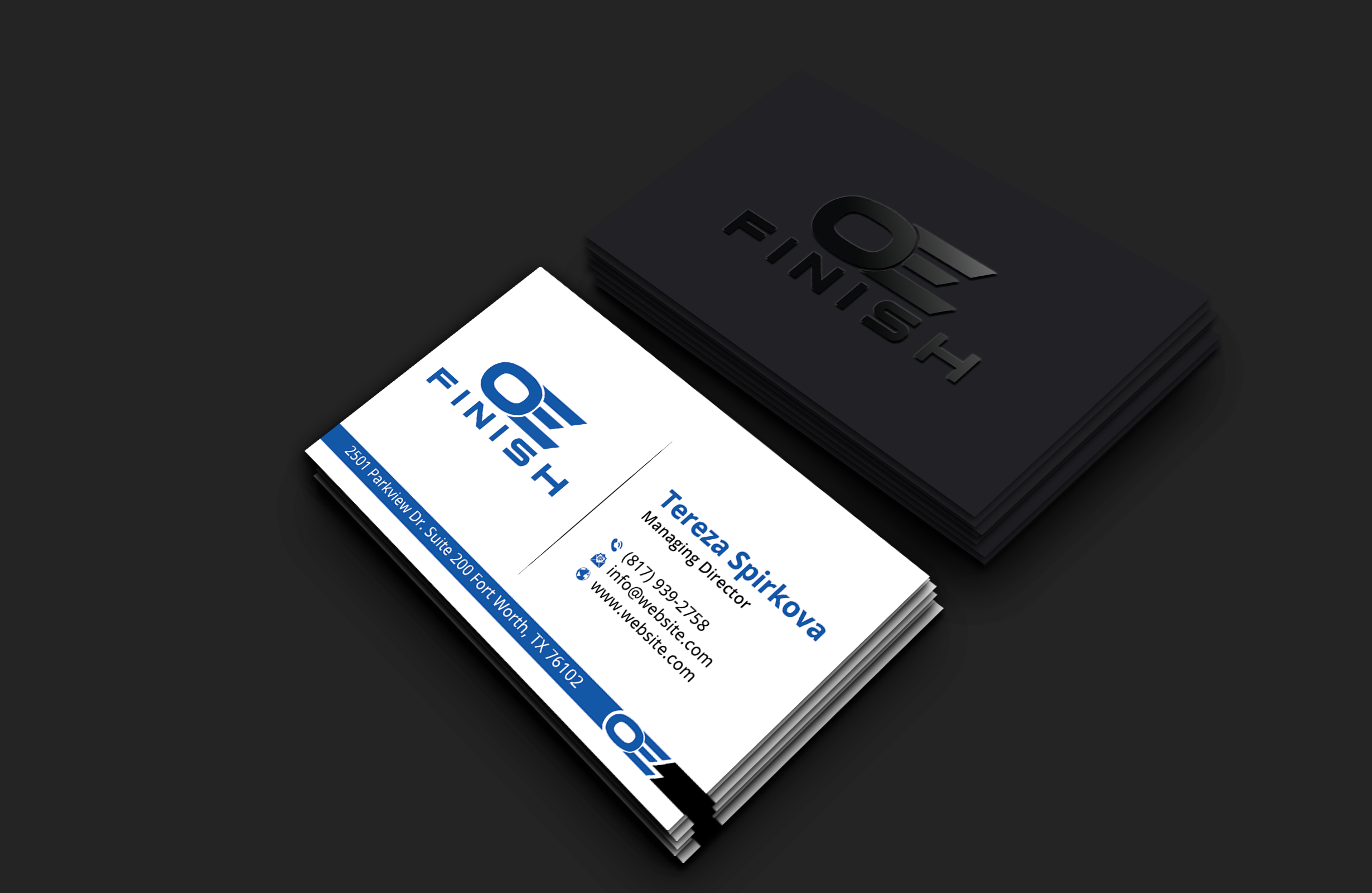 Business Card Design by DesignerShahadat for OE FINISH | Design #32413113