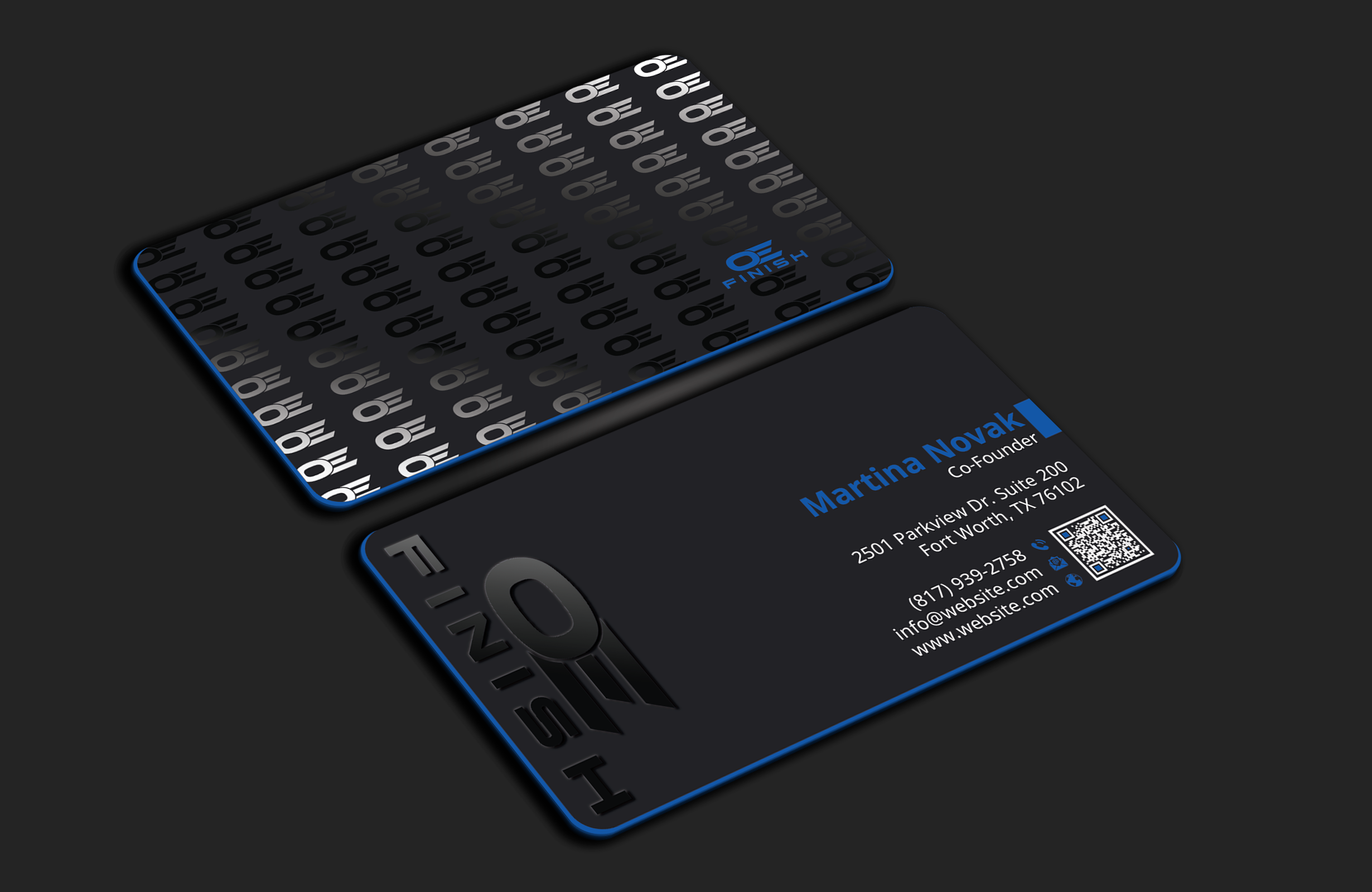 Business Card Design by DesignerShahadat for OE FINISH | Design #32413390