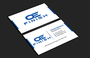 Diseño de Tarjeta de Presentación por DesignerShahadat para OE FINISH | Diseño: #32413391