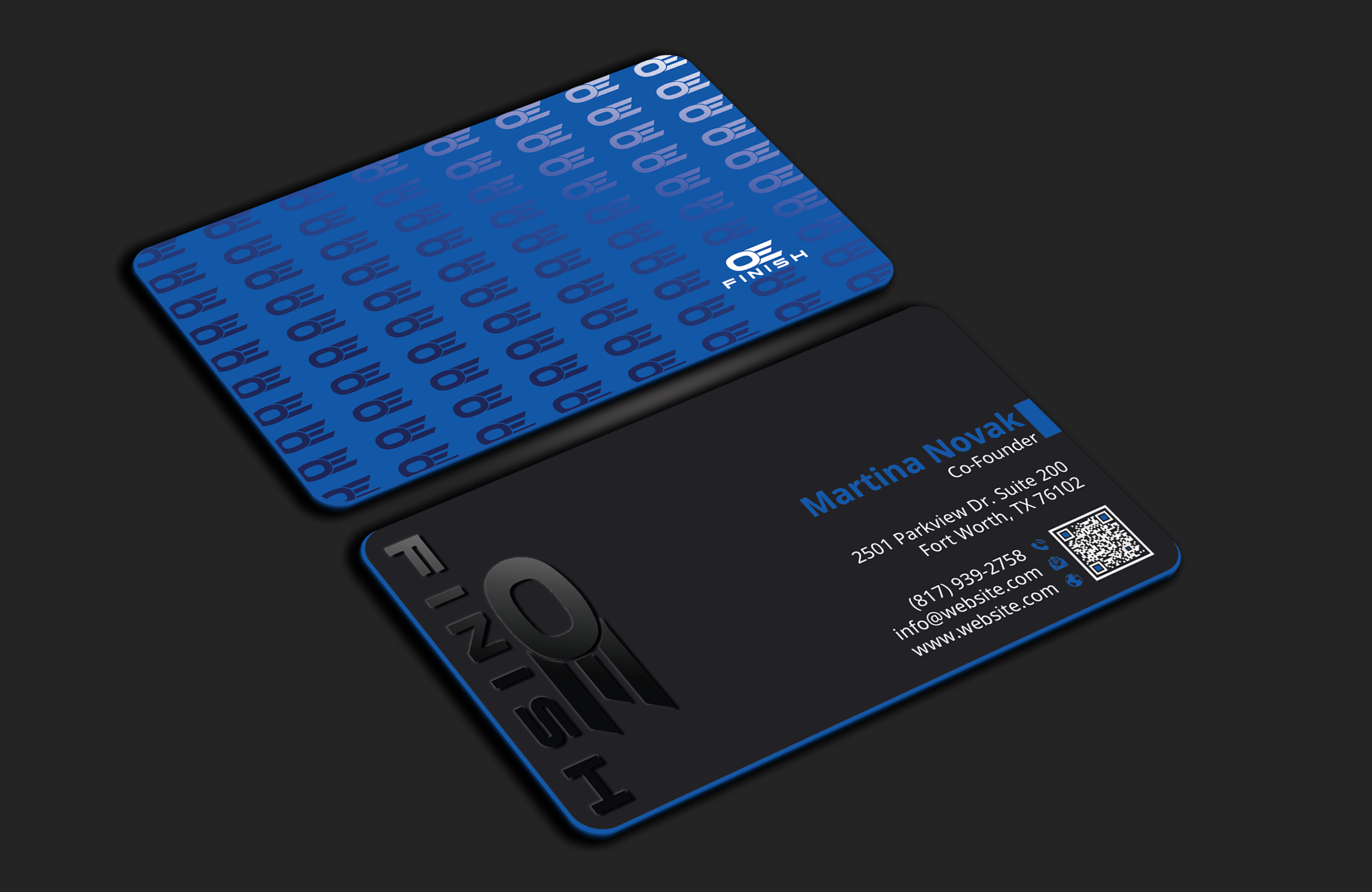 Business Card Design by DesignerShahadat for OE FINISH | Design #32413393