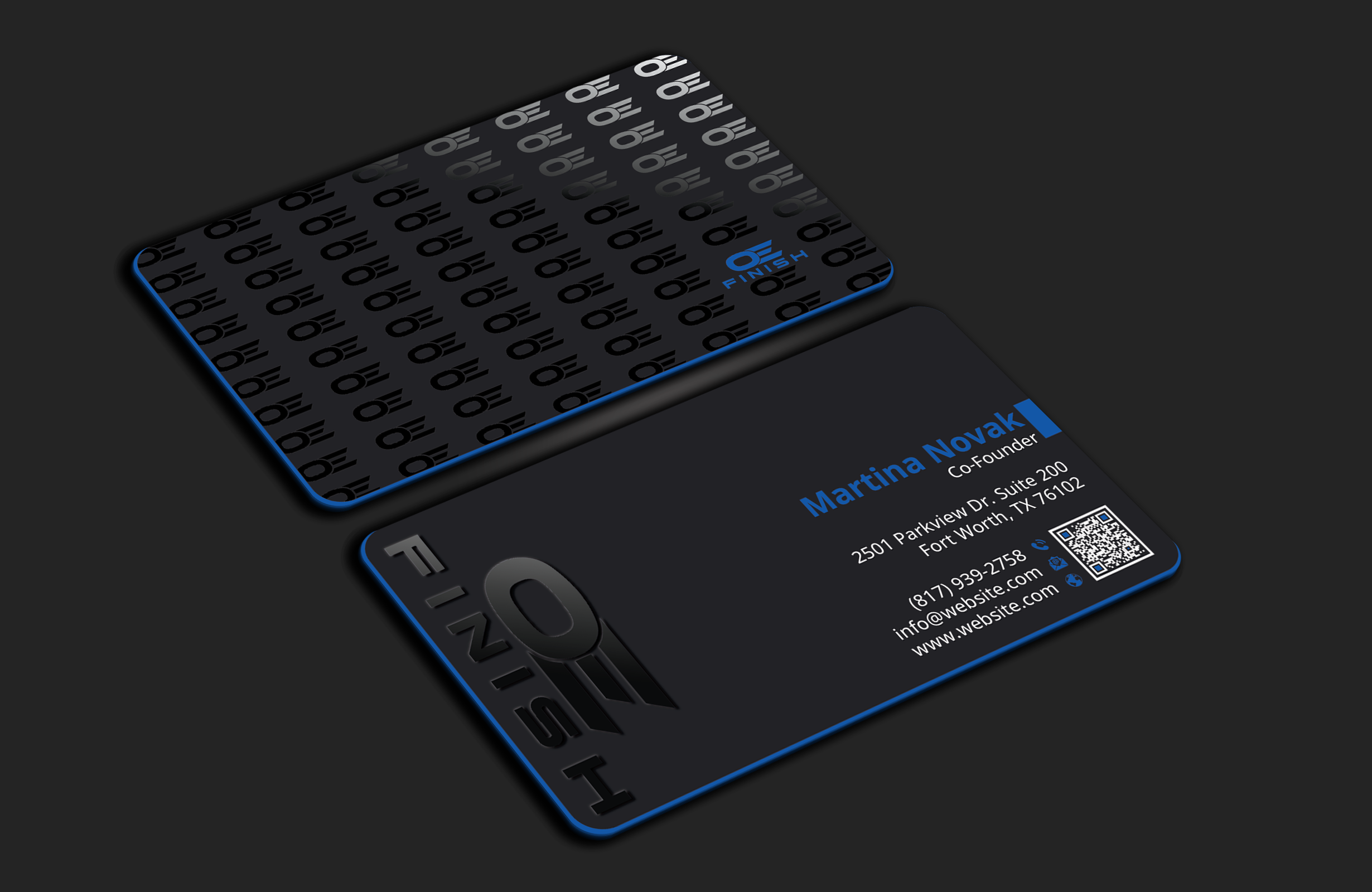 Business Card Design by DesignerShahadat for OE FINISH | Design #32413394