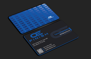 Diseño de Tarjeta de Presentación por DesignerShahadat para OE FINISH | Diseño: #32413397