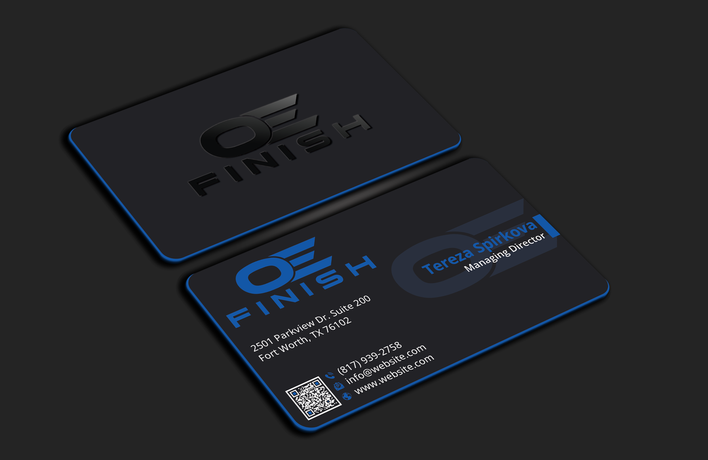 Business Card Design by DesignerShahadat for OE FINISH | Design #32413398