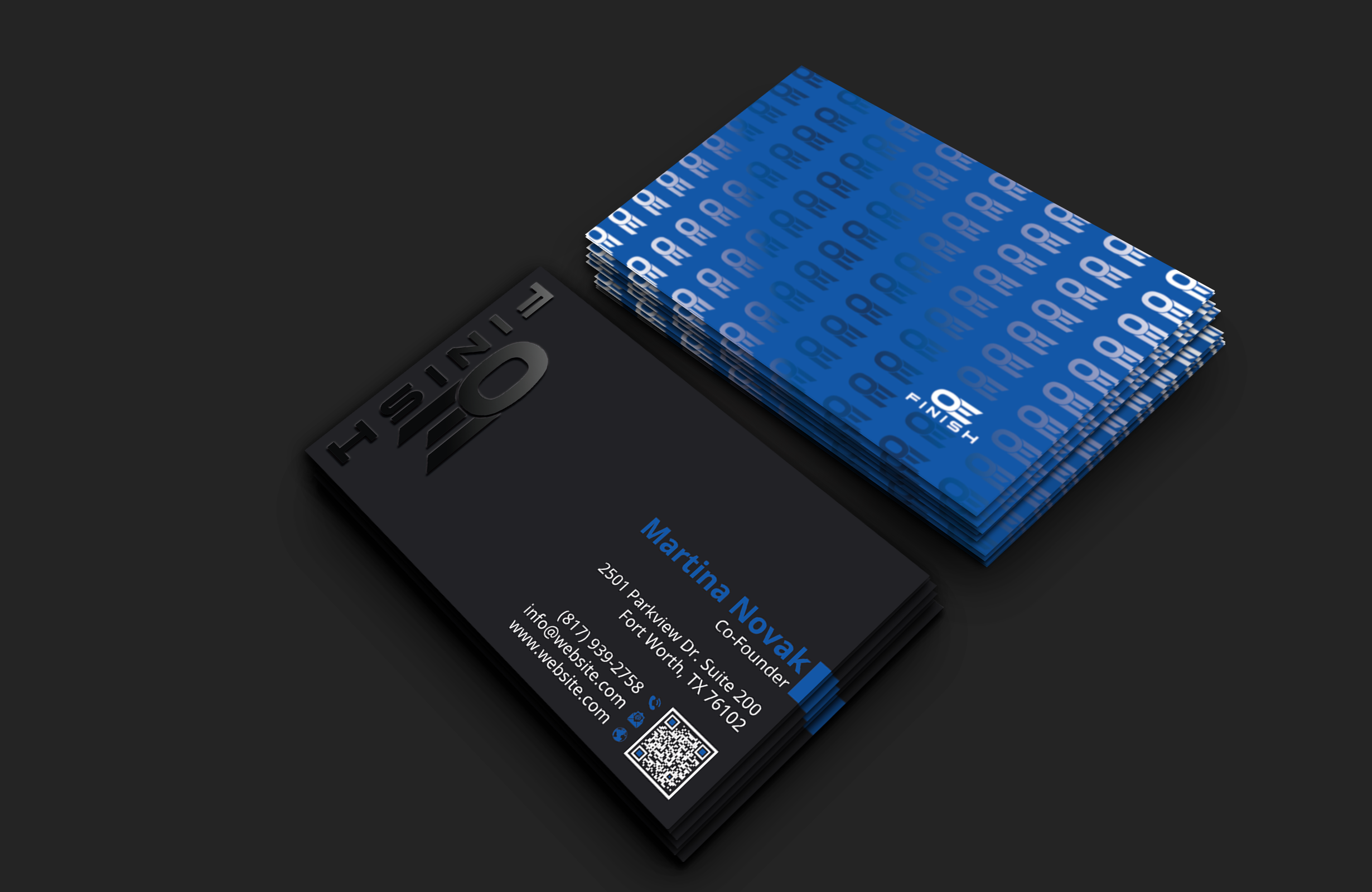Business Card Design by DesignerShahadat for OE FINISH | Design #32413410