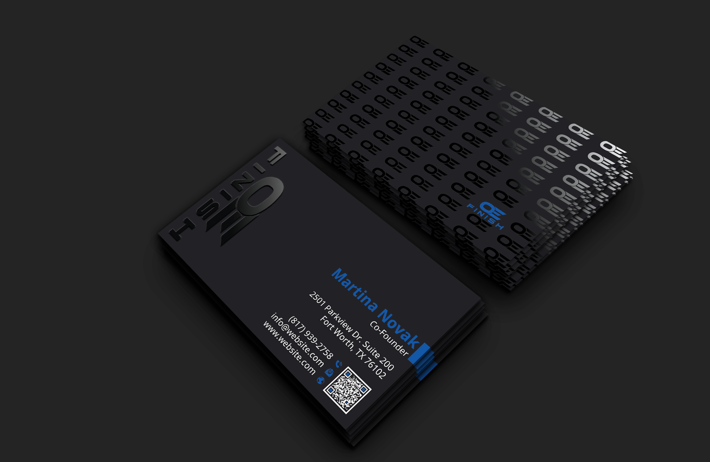 Business Card Design by DesignerShahadat for OE FINISH | Design #32413412