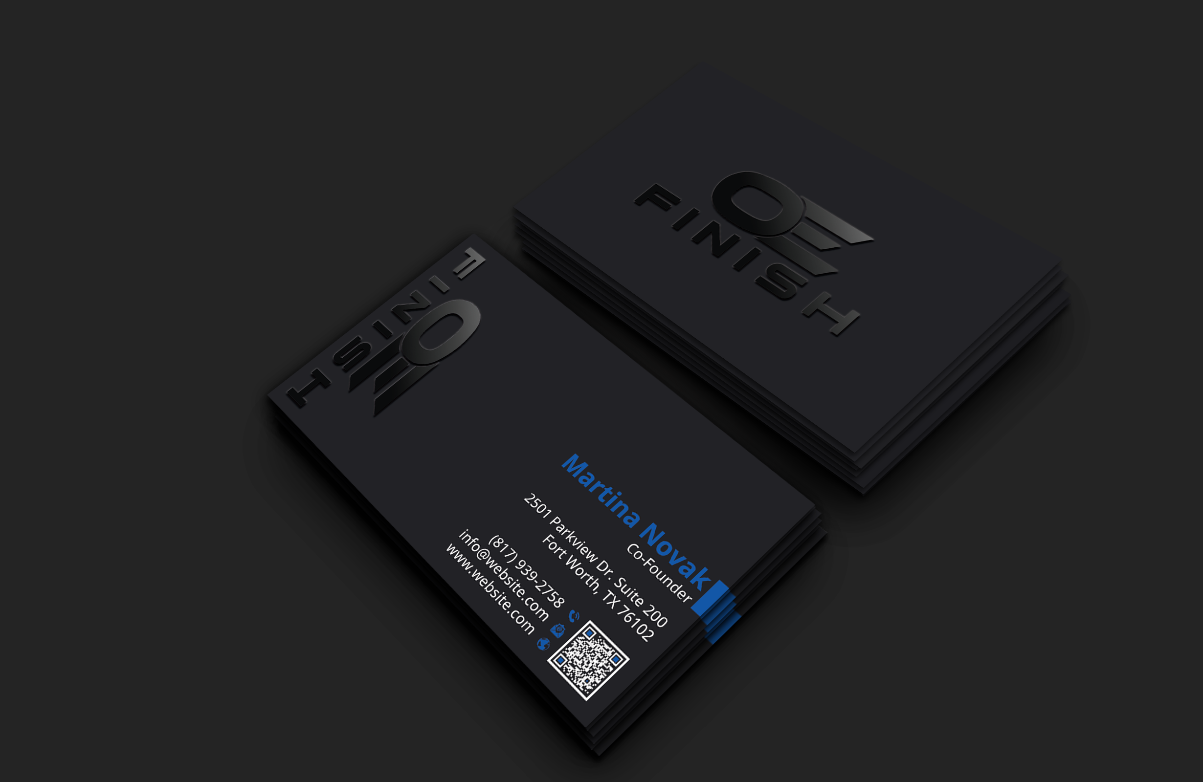 Business Card Design by DesignerShahadat for OE FINISH | Design #32413413