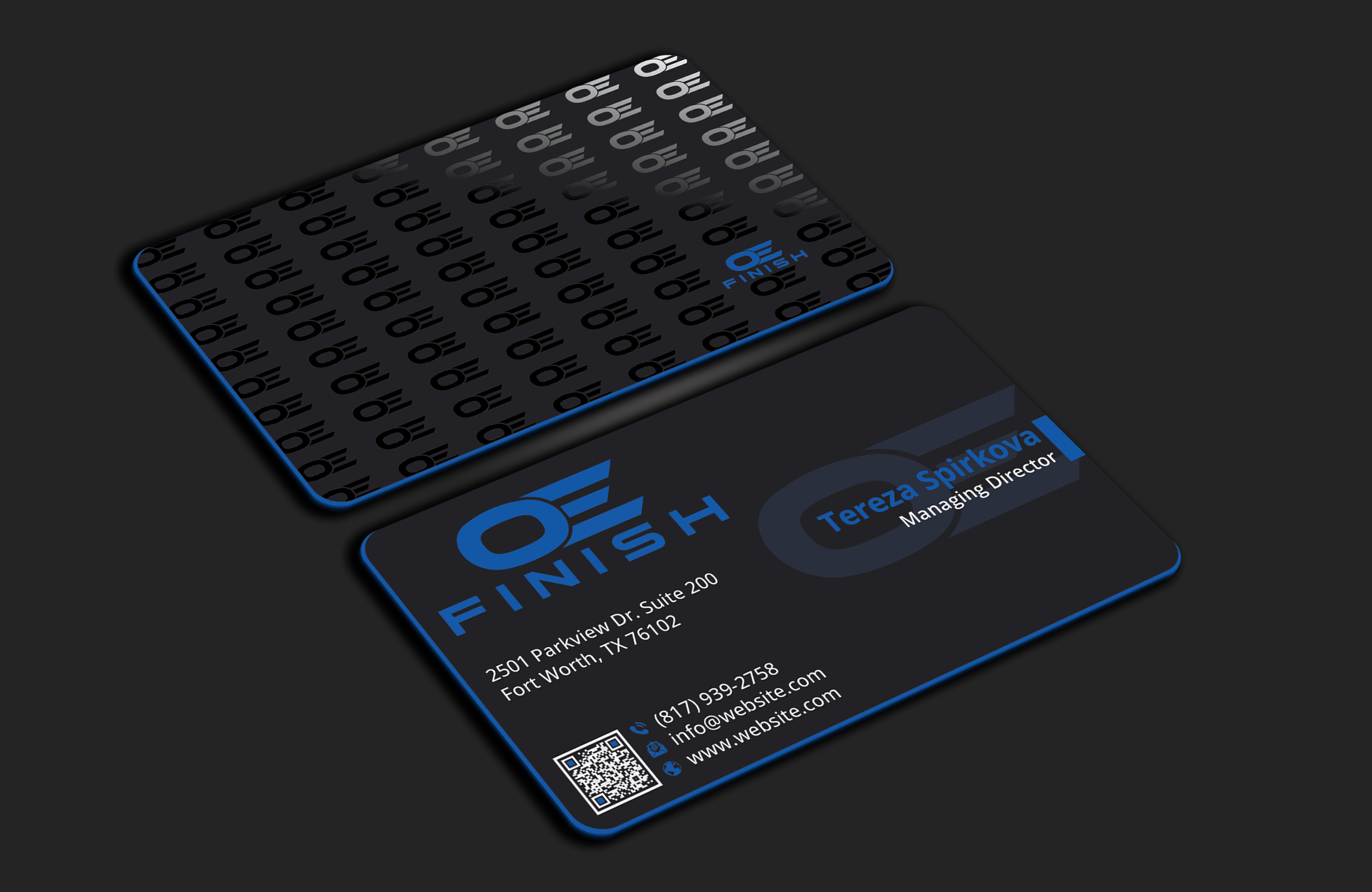 Business Card Design by DesignerShahadat for OE FINISH | Design #32413414