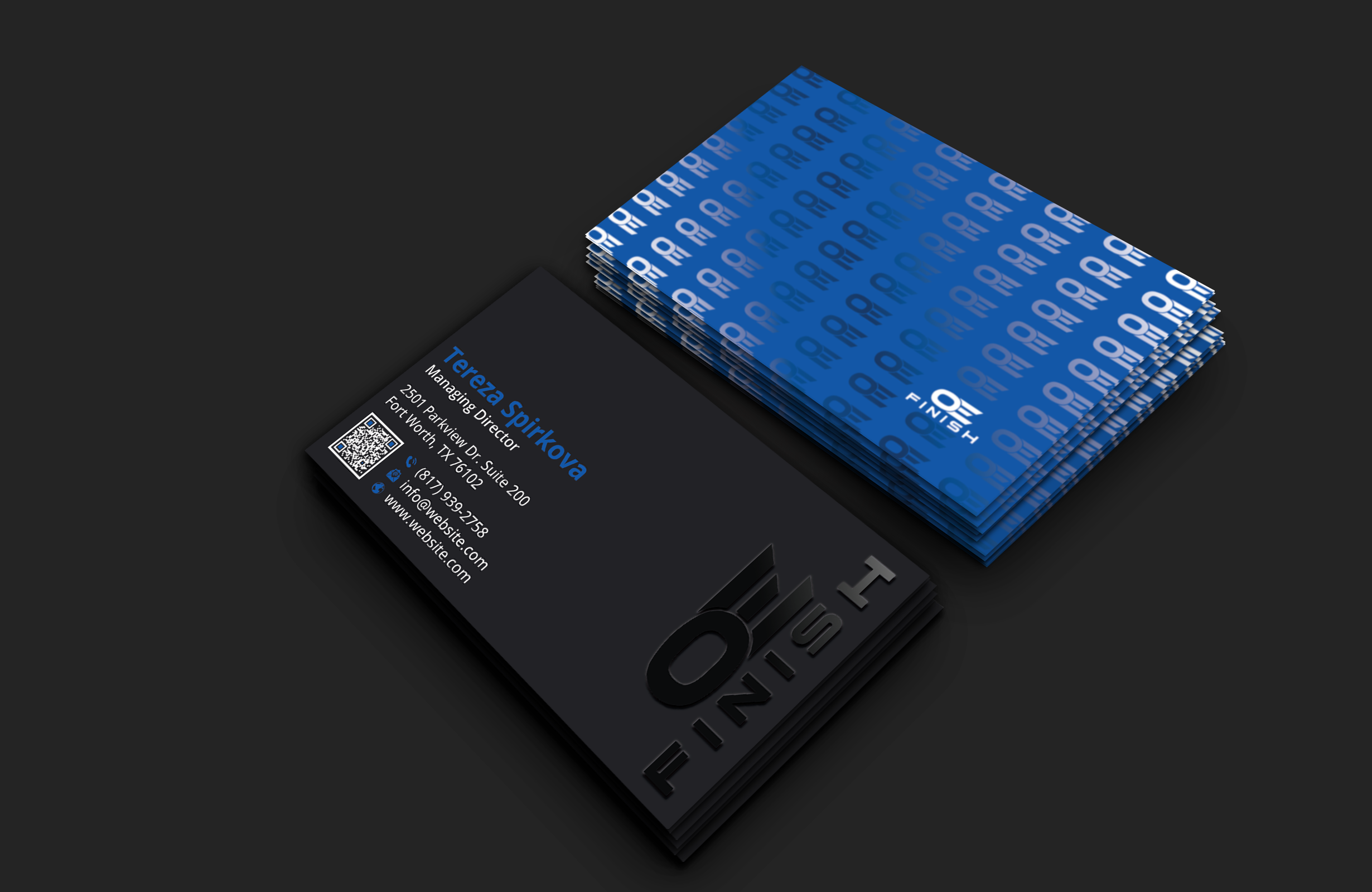 Business Card Design by DesignerShahadat for OE FINISH | Design #32413420