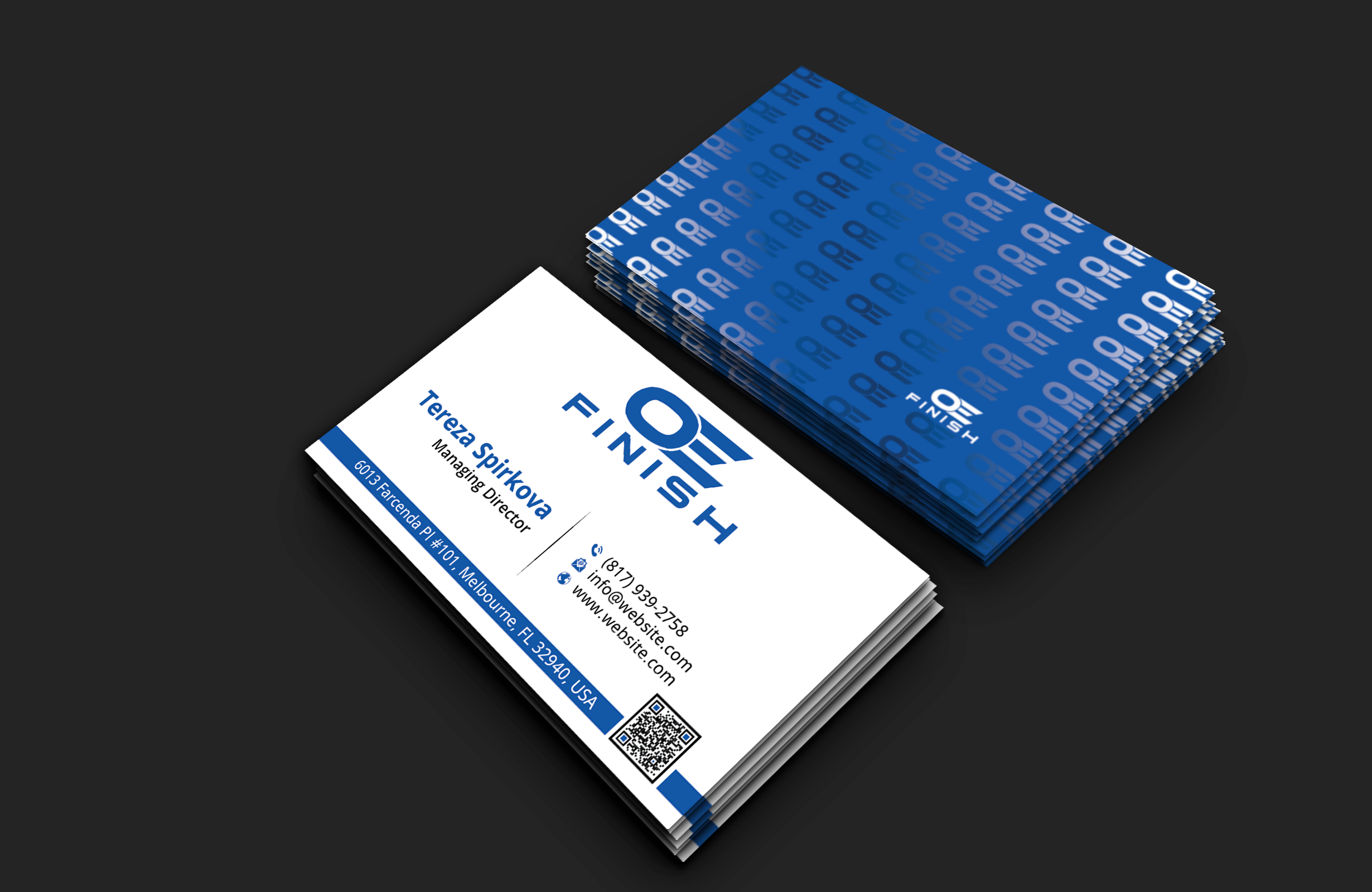 Business Card Design by DesignerShahadat for OE FINISH | Design #32413425