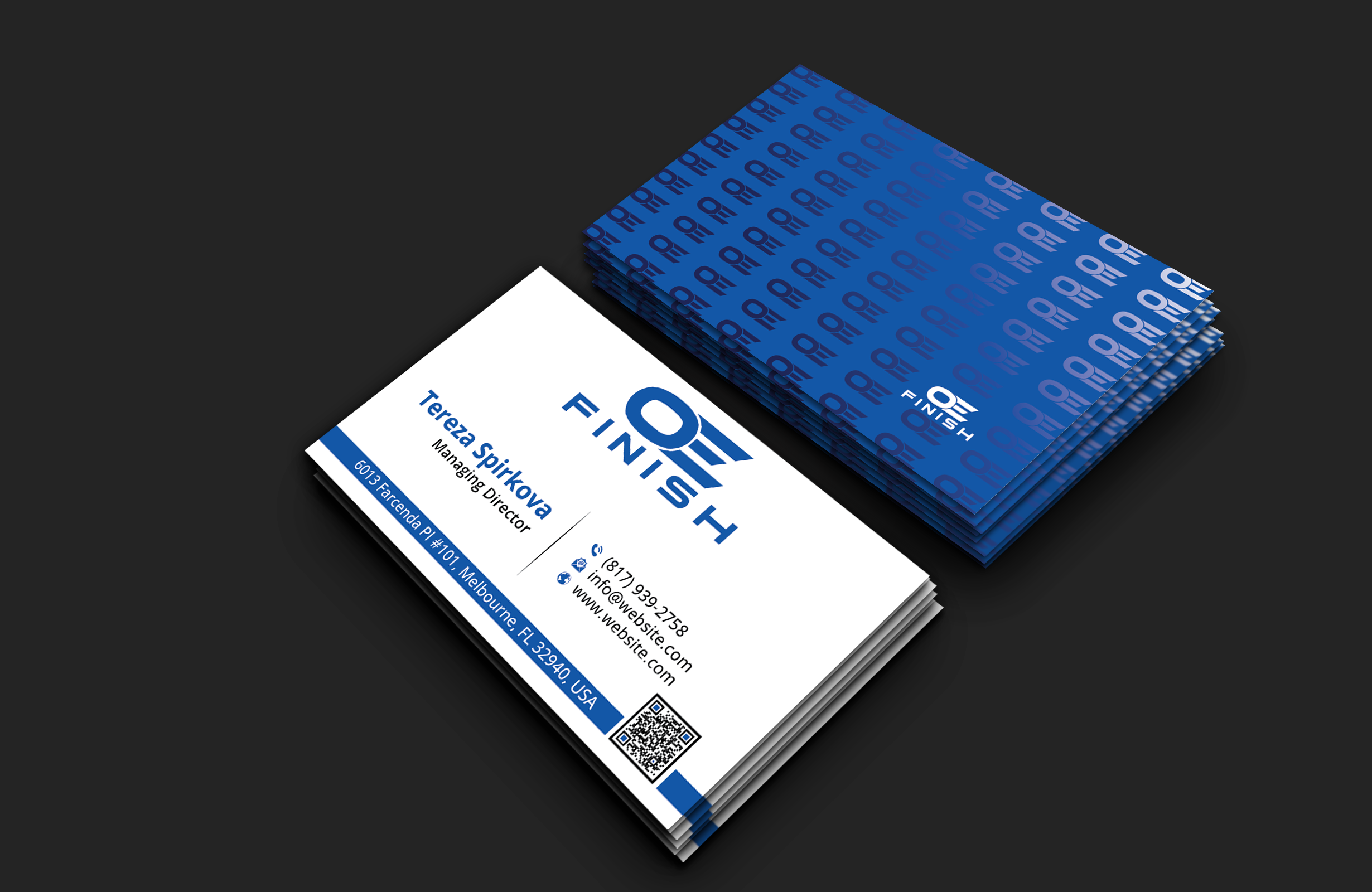 Business Card Design by DesignerShahadat for OE FINISH | Design #32413427