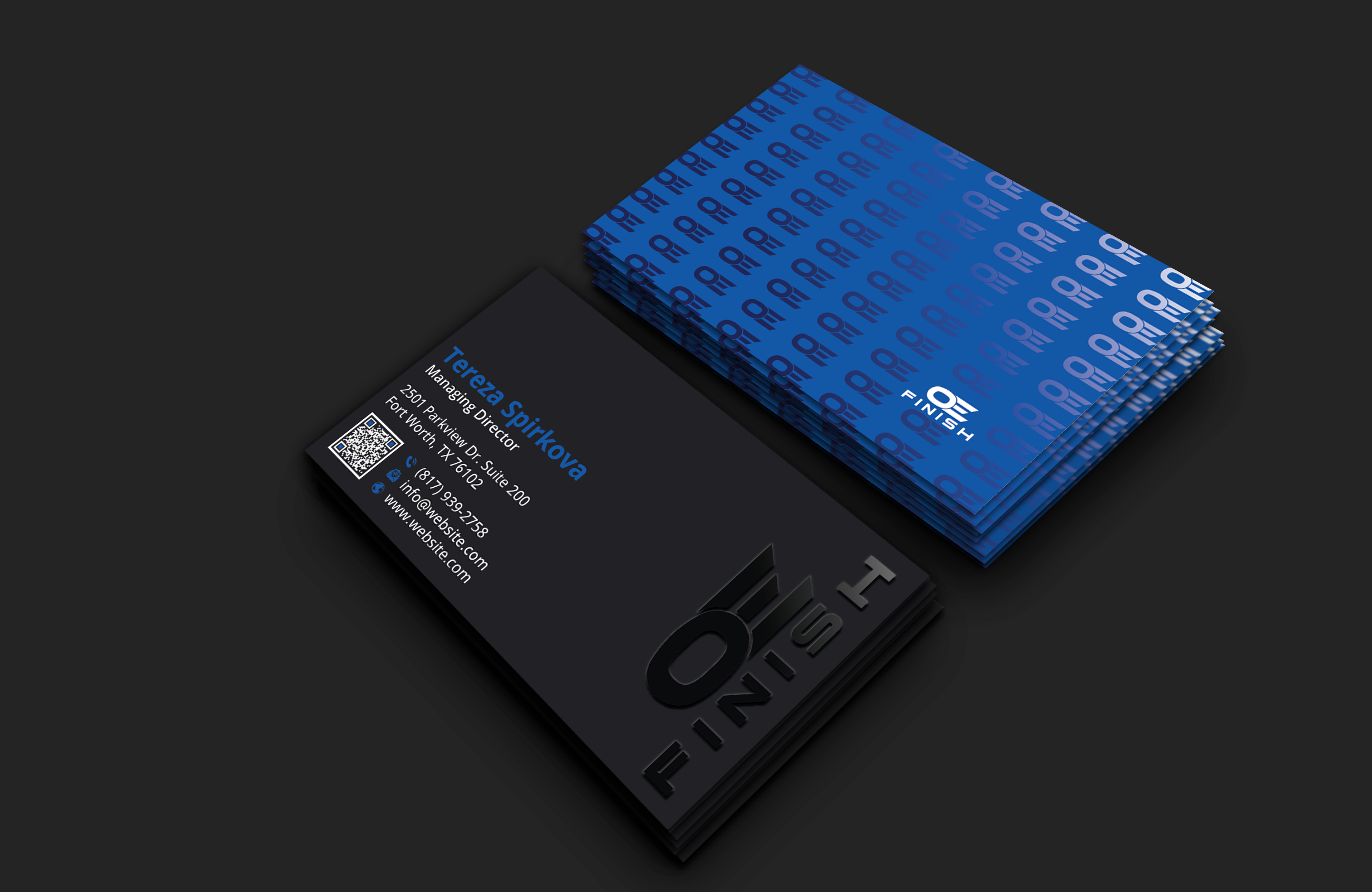 Business Card Design by DesignerShahadat for OE FINISH | Design #32413428