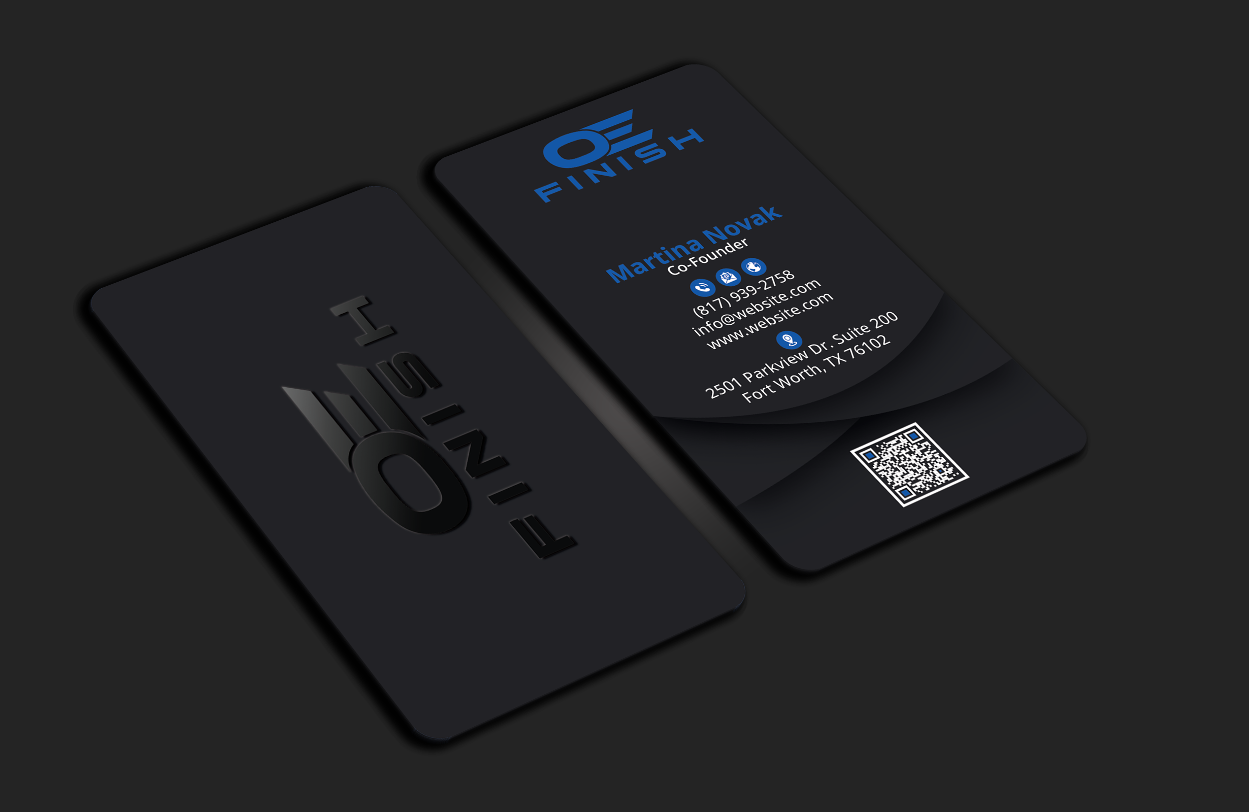 Business Card Design by DesignerShahadat for OE FINISH | Design #32413519