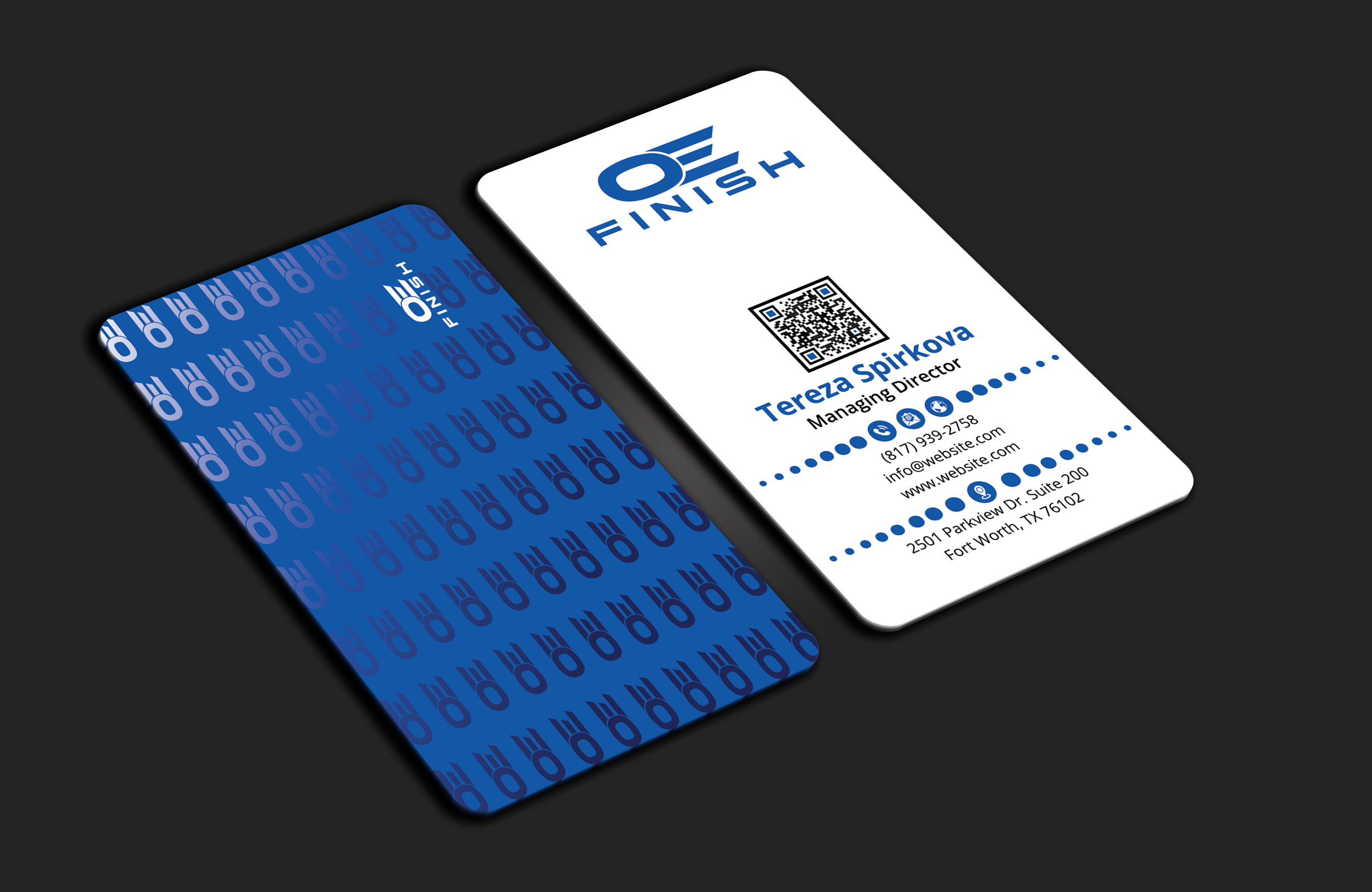 Business Card Design by DesignerShahadat for OE FINISH | Design #32413522