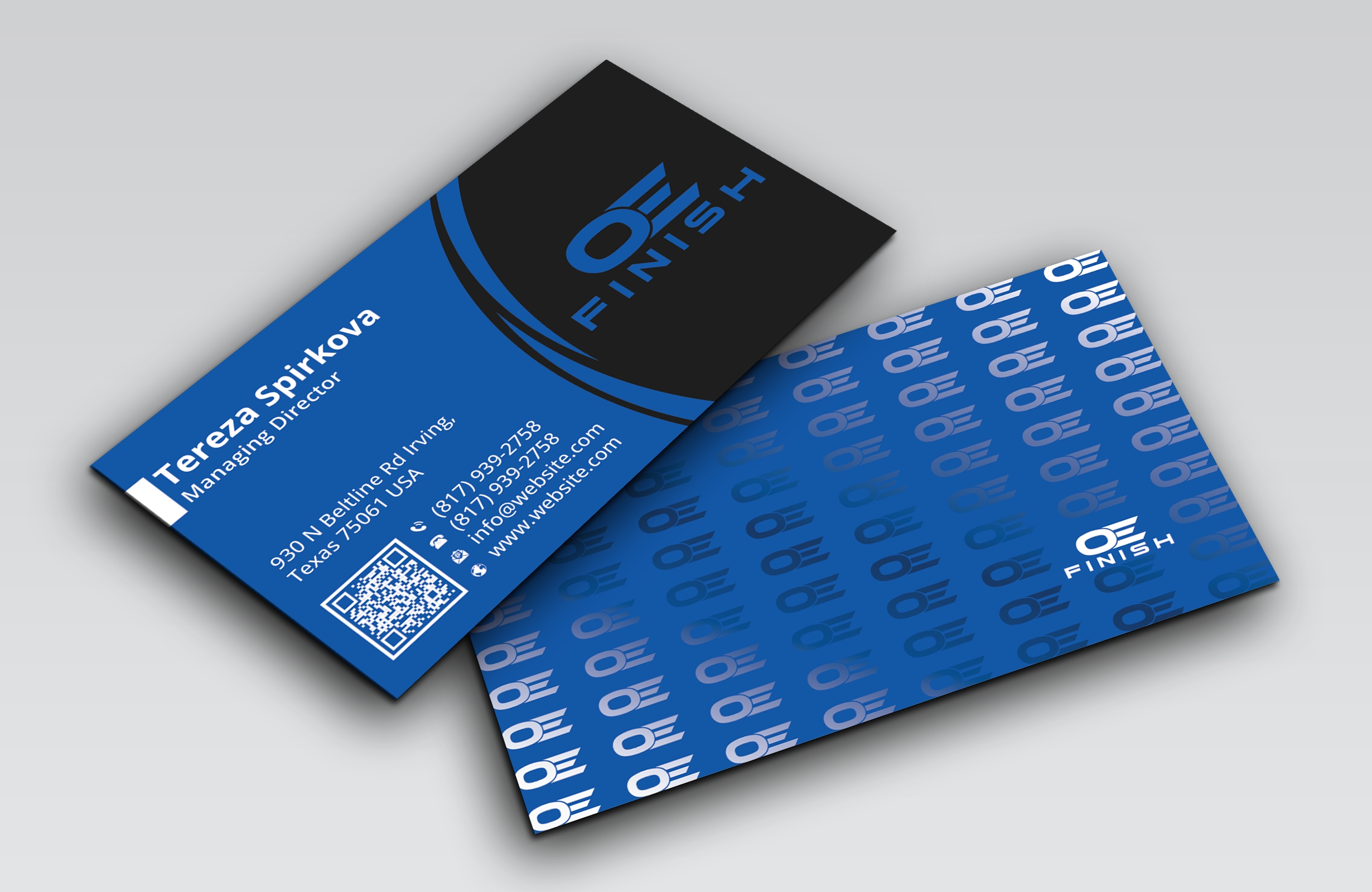 Business Card Design by DesignerShahadat for OE FINISH | Design #32413533