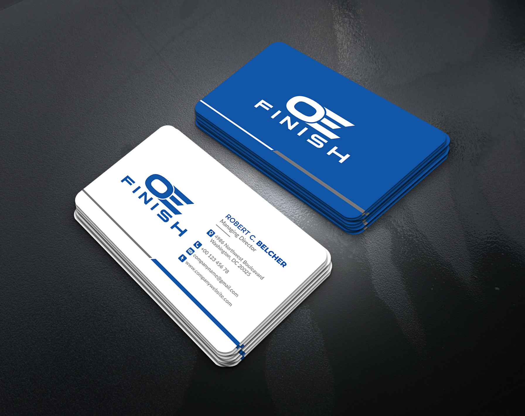 Business Card Design by artbitin for OE FINISH | Design #32410120