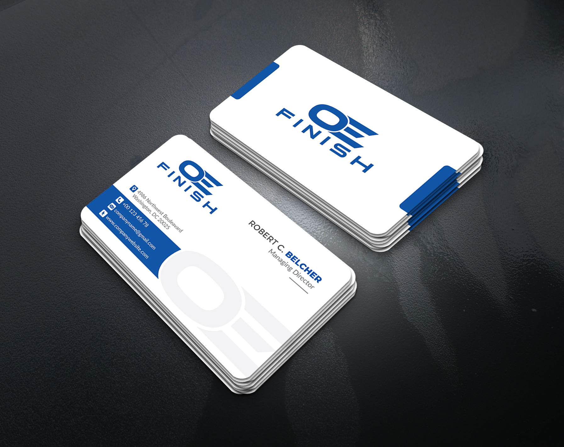 Business Card Design by artbitin for OE FINISH | Design #32410125