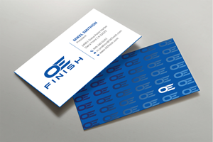Business Card Design by DesignShout for OE FINISH | Design: #32414300