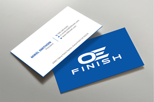 Business Card Design by DesignShout for OE FINISH | Design: #32414318