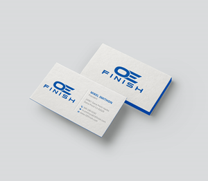 Business Card Design by DesignShout for OE FINISH | Design: #32414347