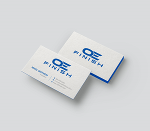 Business Card Design by DesignShout for OE FINISH | Design: #32414350