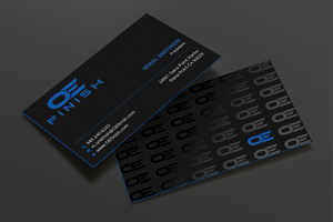 Business Card Design by DesignShout for OE FINISH | Design: #32418262