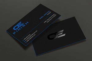 Business Card Design by DesignShout for OE FINISH | Design: #32418269