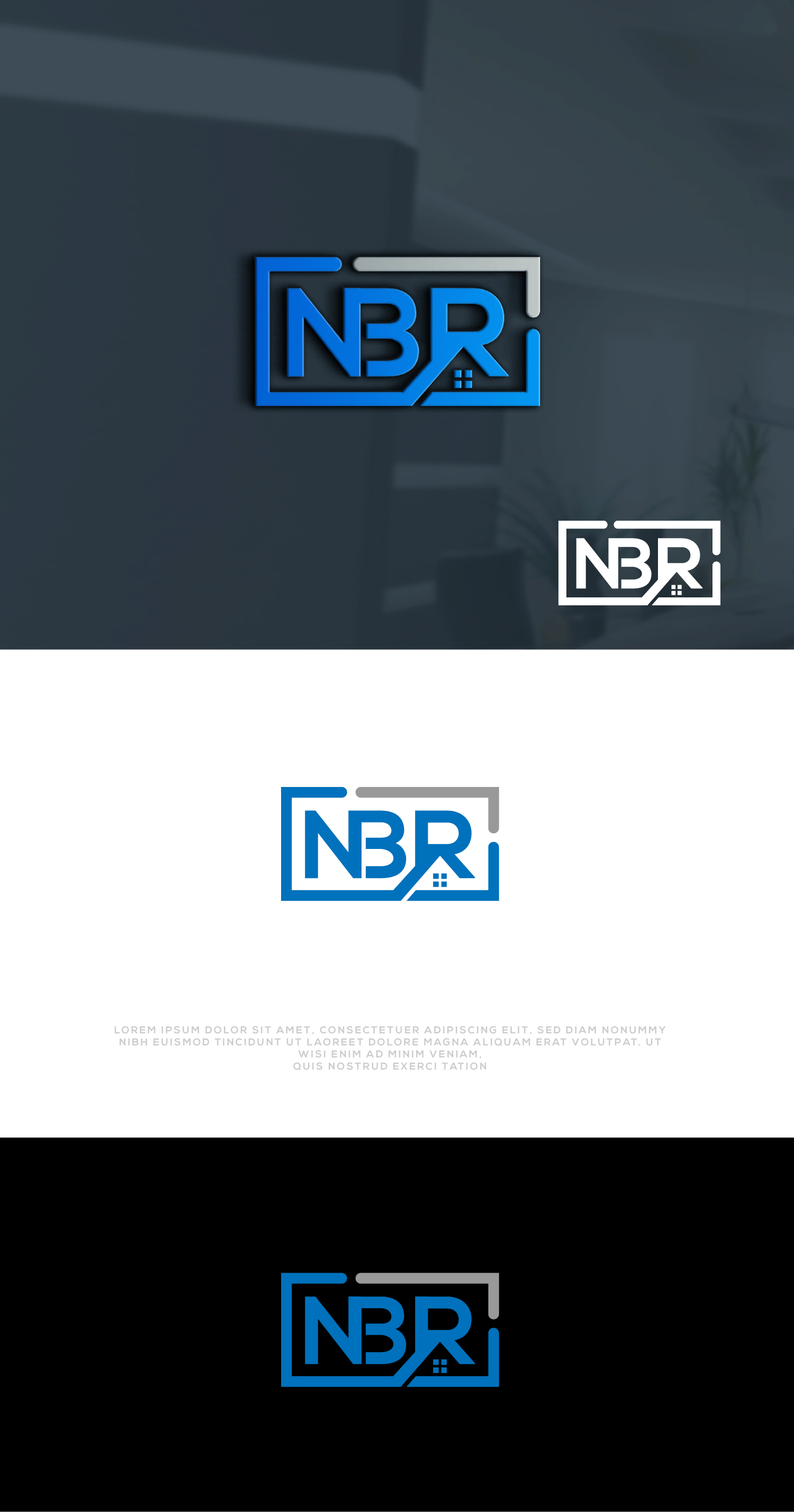 Logo Design by 100%design for NBR GROUP | Design #32416188