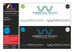 Logo Design by nvisiondesign.co.uk for Webber Electronics | Design: #32416781
